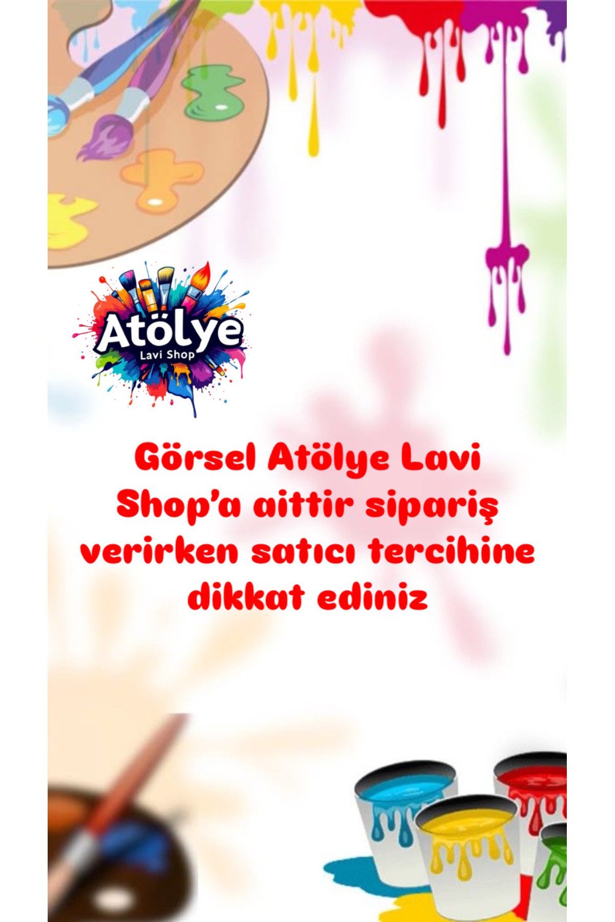 Atölye Lavi Shop 3'lü Obje Taş Boyama Seti fotoğrafı 3 (önizleme)