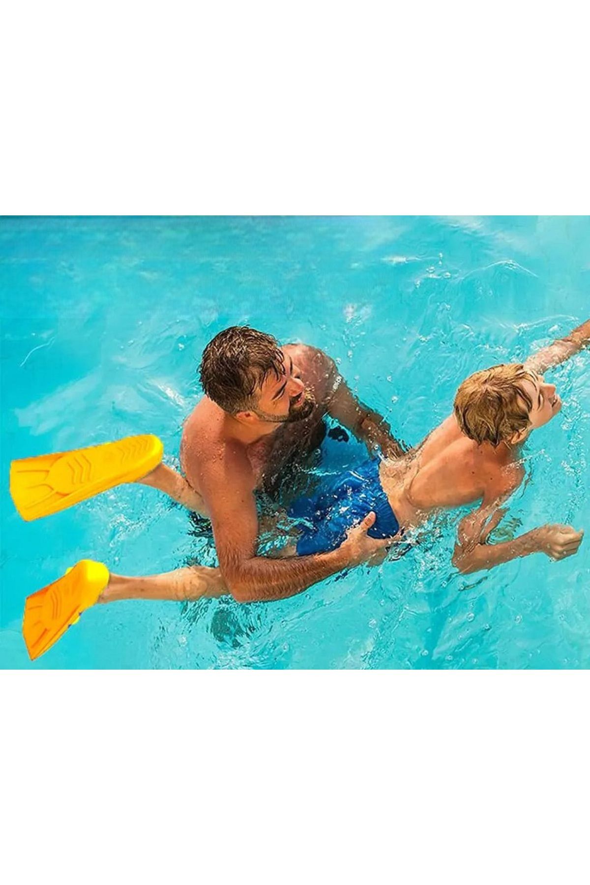 MAİN SHOP Pool Energy 27-29 Çocuk Eğitim Havuz ve Deniz Yüzme Paleti Kulak Burun Tıkacı Hediyeli TaşımaÇantalı