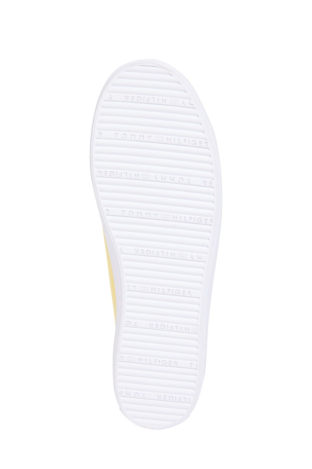 Tommy Hilfiger-Дамски маратонки Vulc Canvas с връзки, жълти 5