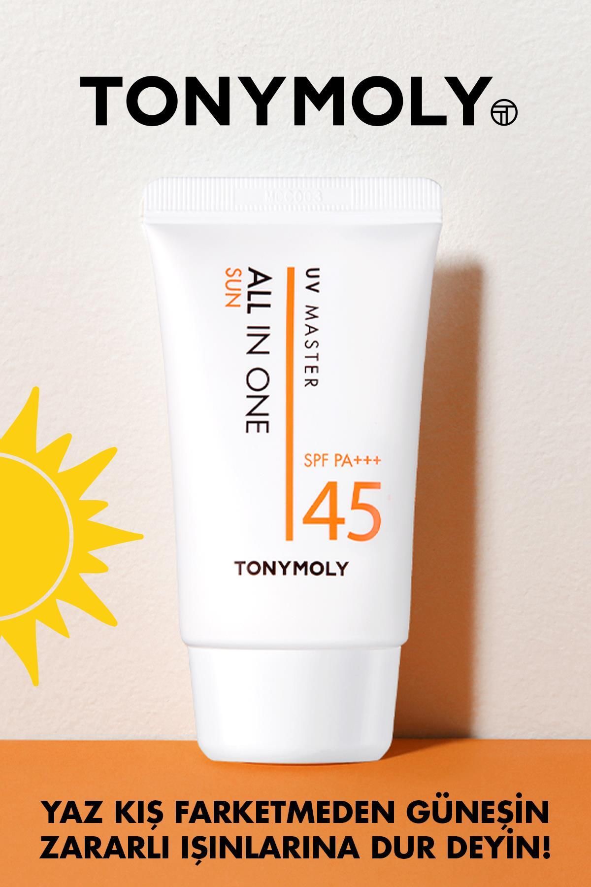 TONYMOLY-Sunscreen UV Master All In One Moisturizer Fruit and Flower Extract SPF 45 Pa 50ml 3