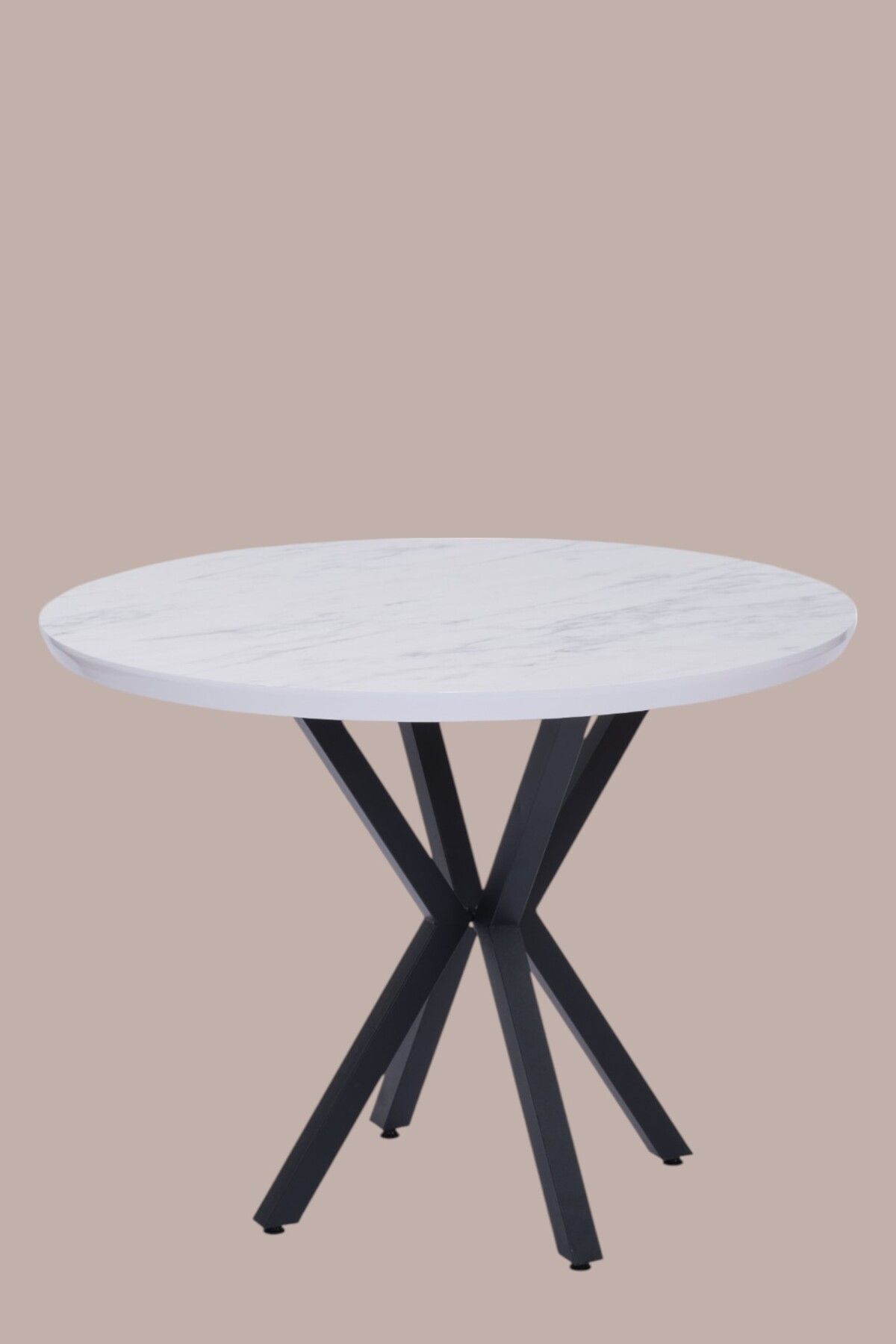 Erezogulları Mobilya Göksu Yuvarlak Lak Panel Mutfak Masası 100cm