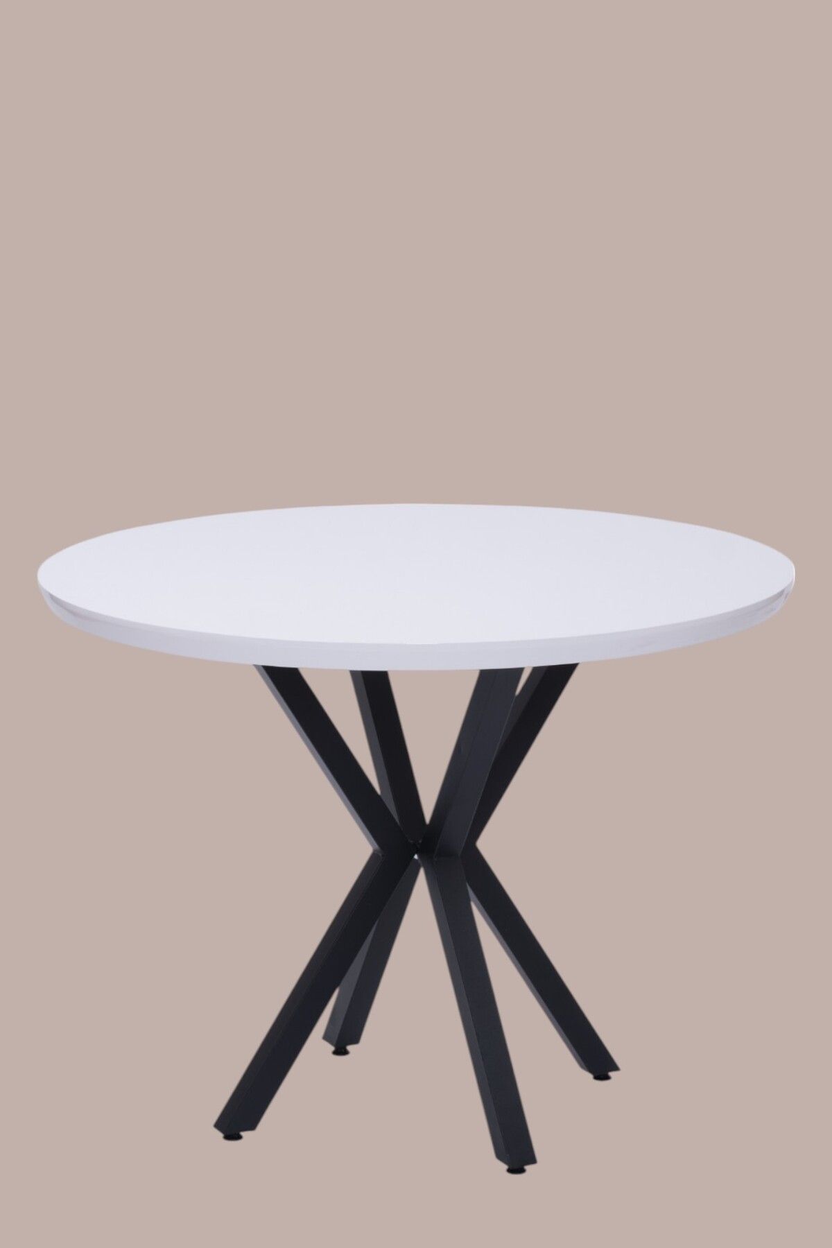 Erezogulları Mobilya Göksu Yuvarlak Lak Panel Mutfak Masası 100cm