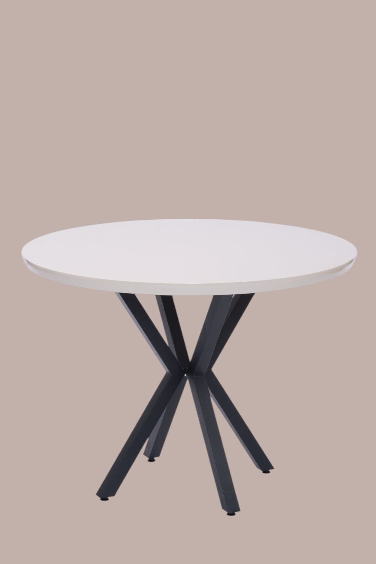 Erezogulları Mobilya Göksu Yuvarlak Lak Panel Mutfak Masası 100cm