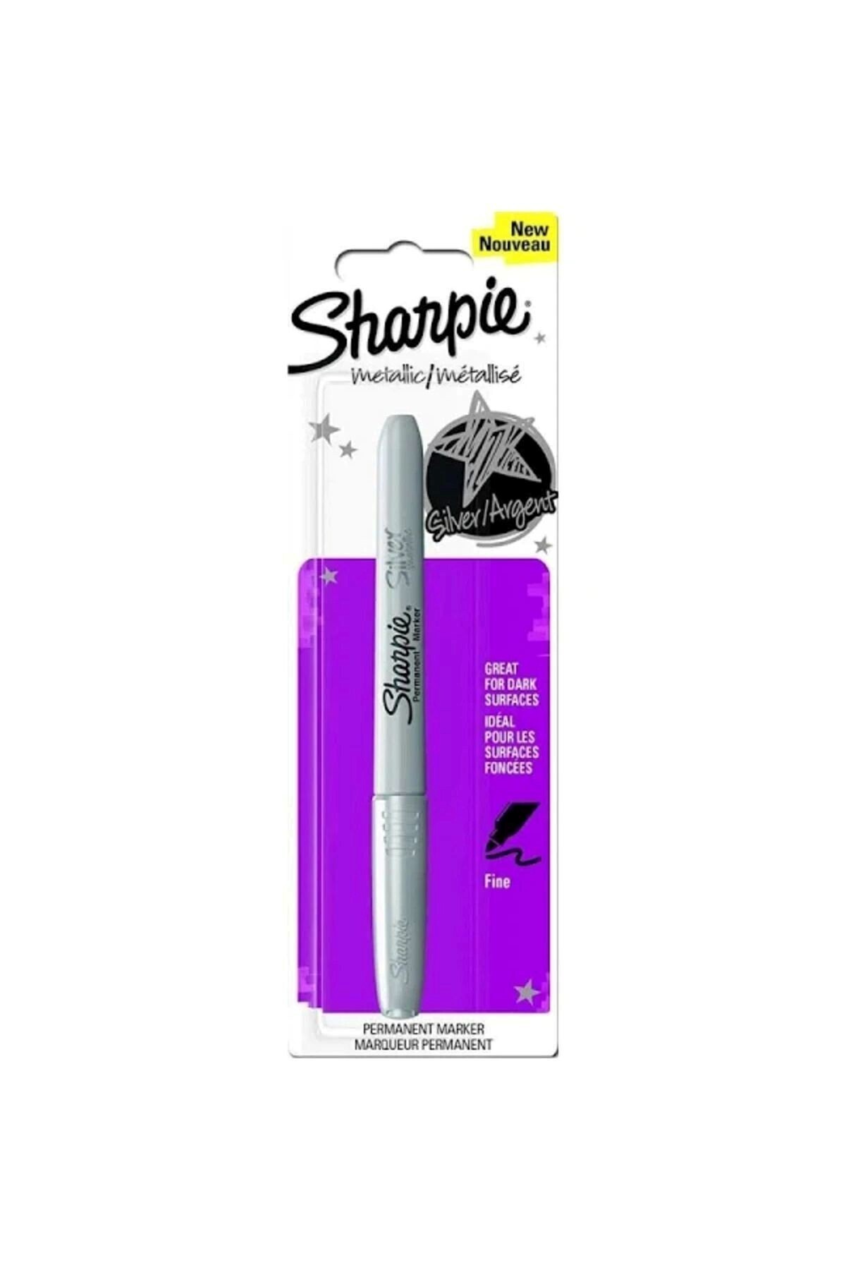 Sharpie Fine Yuvarlak Uç Permanent Markör Gümüş / 2065407