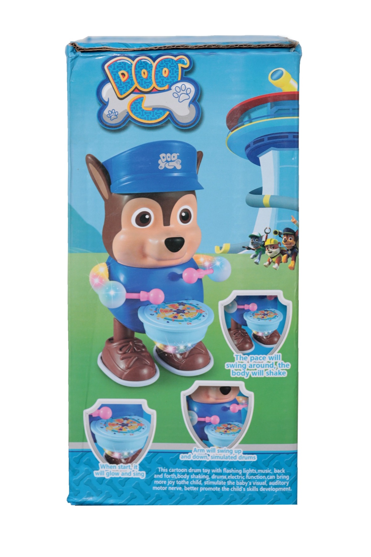 TUMBA'S PAW PATROL IŞIKLI MÜZİKLİ HAREKETLİ DANS EDEN FİGÜR OYUNCAK fotoğrafı 4 (önizleme)