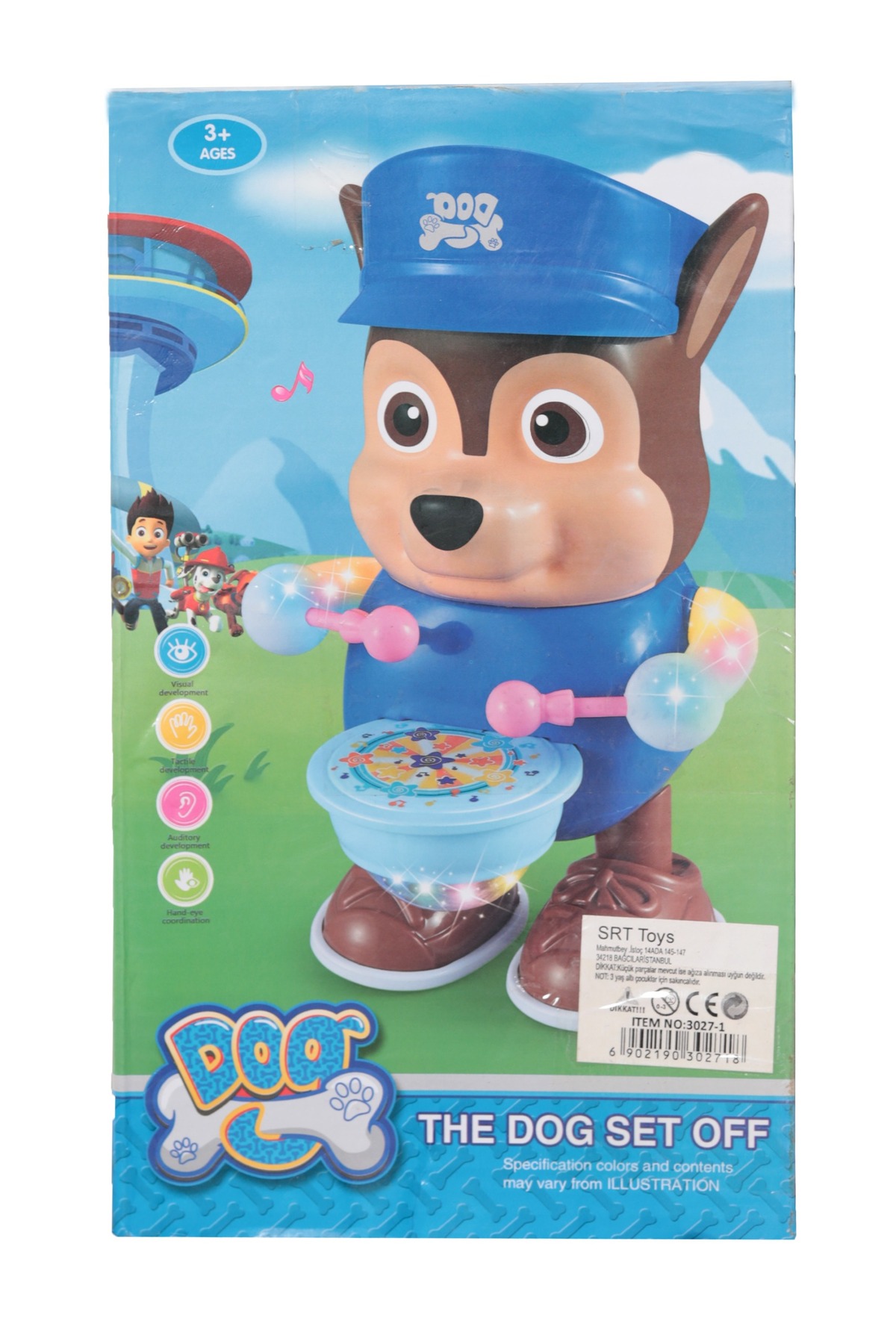 TUMBA'S PAW PATROL IŞIKLI MÜZİKLİ HAREKETLİ DANS EDEN FİGÜR OYUNCAK fotoğrafı 3 (önizleme)