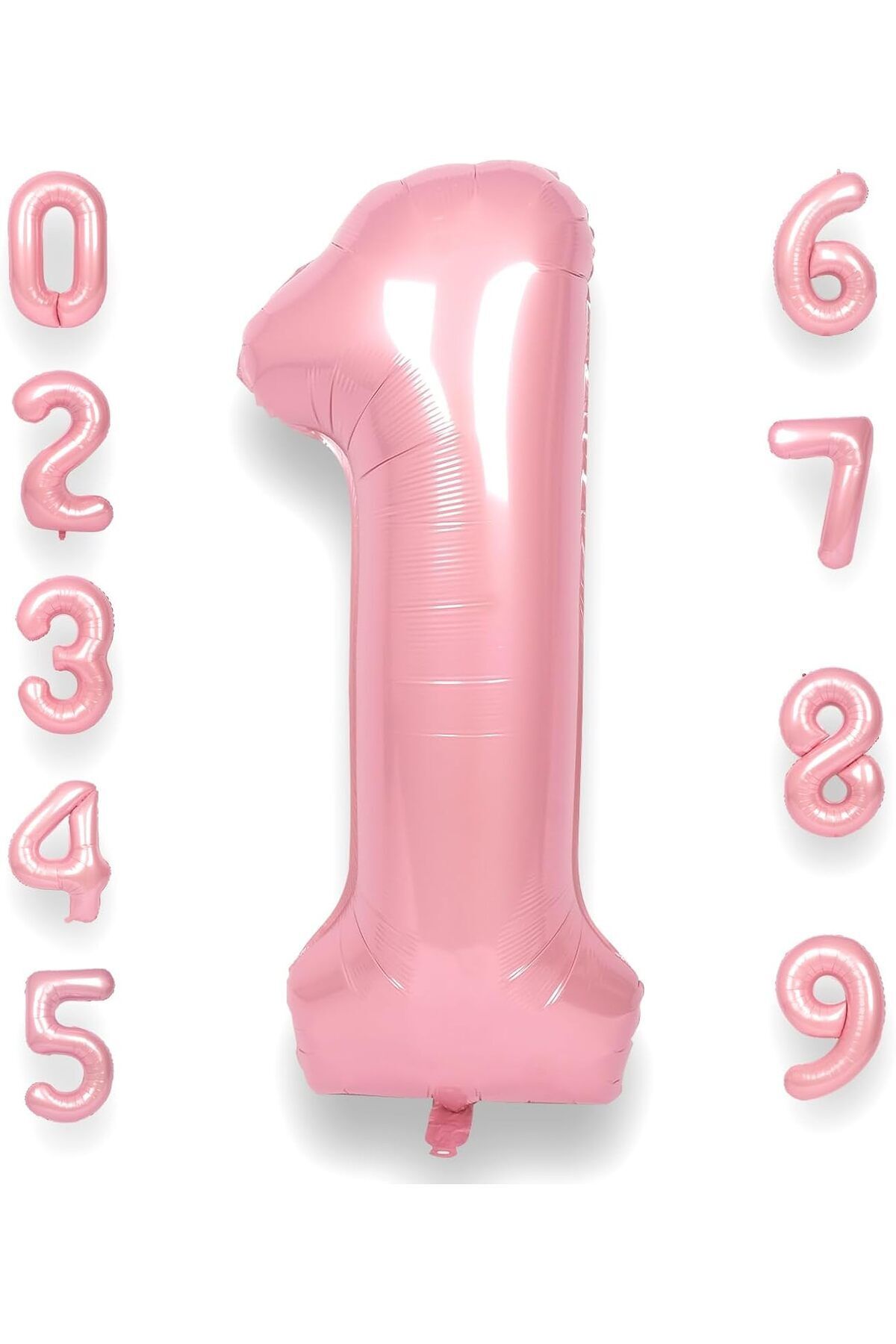 UVERTE 1 Yaş Gold Altın Folyo Balon Doğum Günü ve Parti Balonu 34 İnç 76-80 cm
