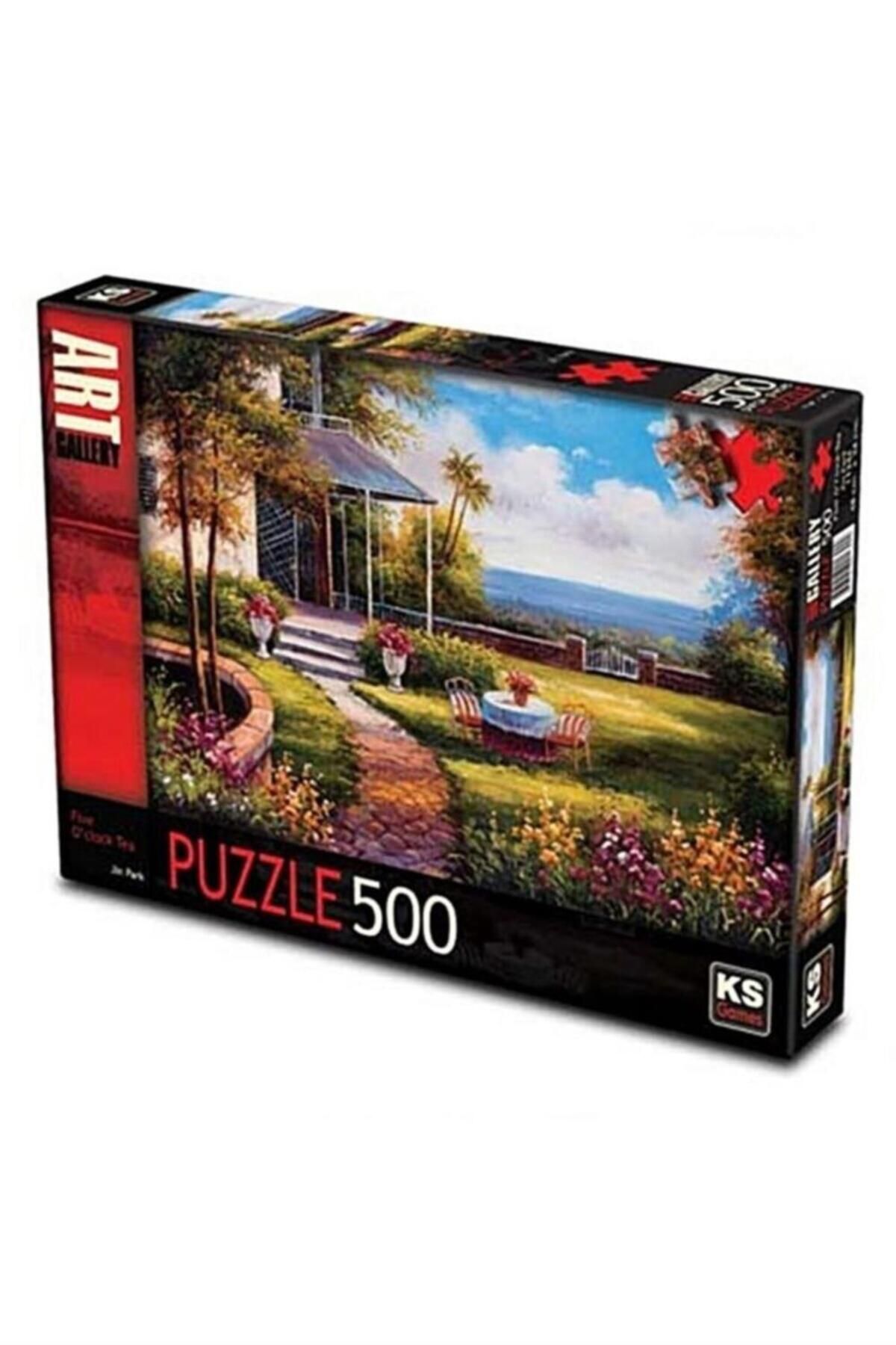 Ks Puzzle-500 Pieces Fıve O Clock Tea Five Tea 2