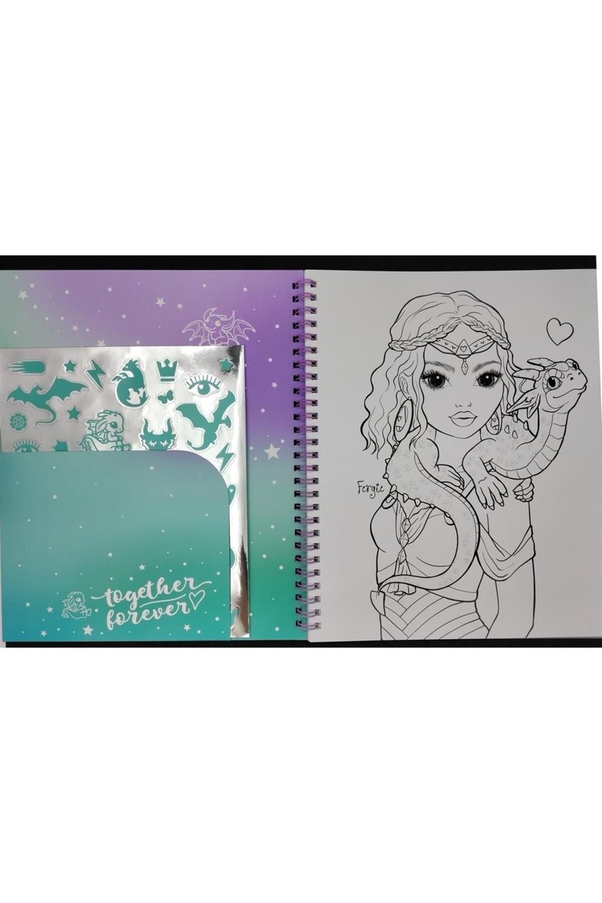 Top Model-Topmodel Coloring Book With R N/a 4