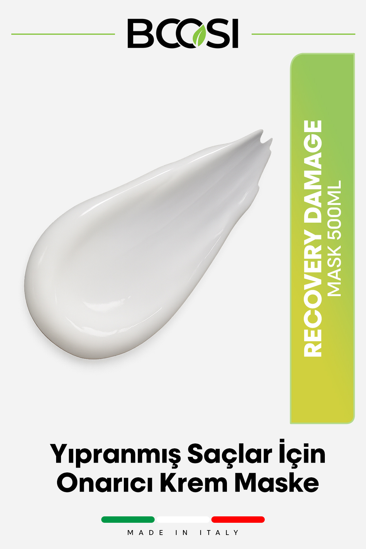 Recovery Damage Yıpranmış Saçlar İçin Onarıcı Krem Maske 500ml — BCS/RD/MSK500 — تصویر 3 از 4