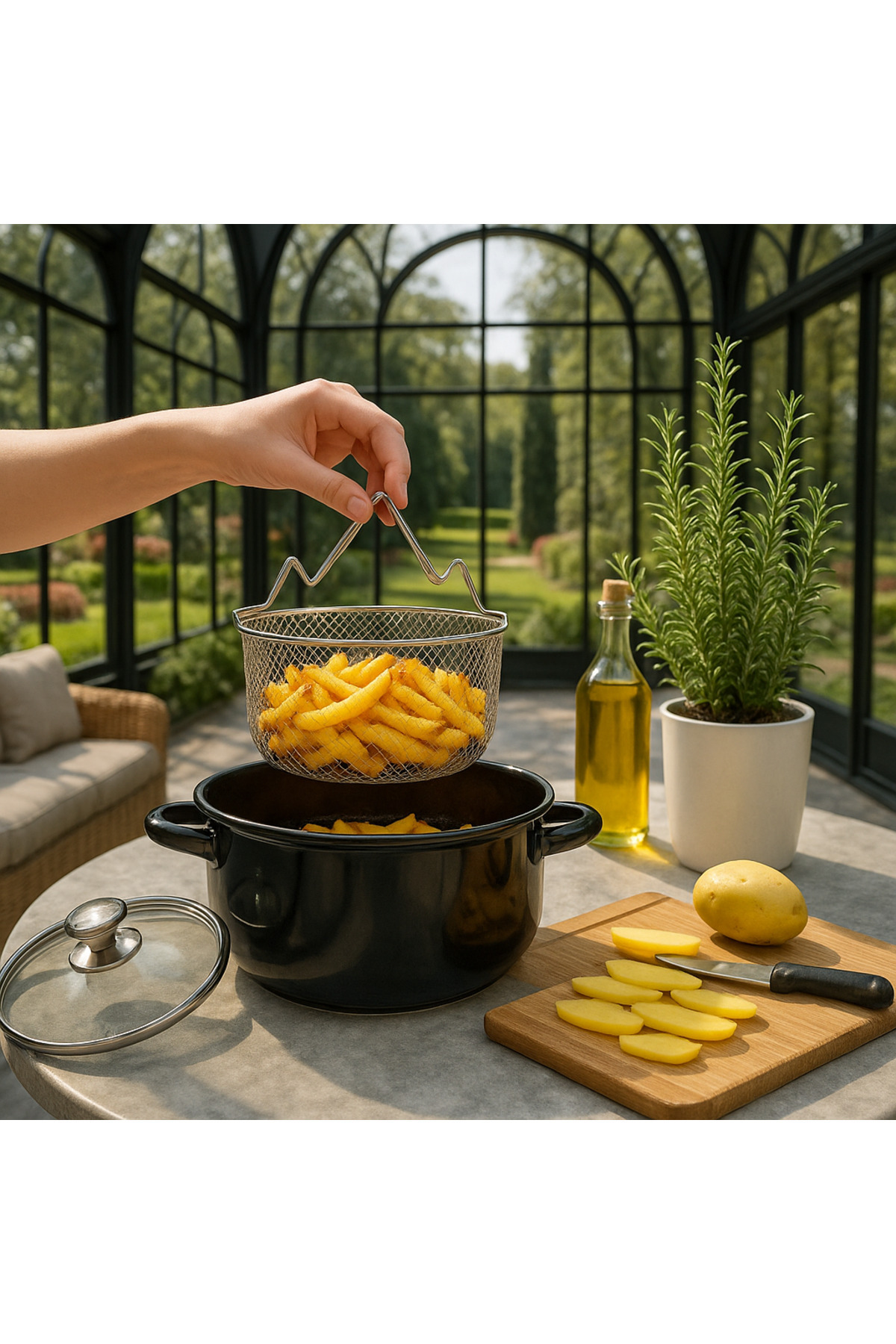 Sole Samira Tencere Seti Cam Kapaklı 3'lü Çelik Tencere Seti