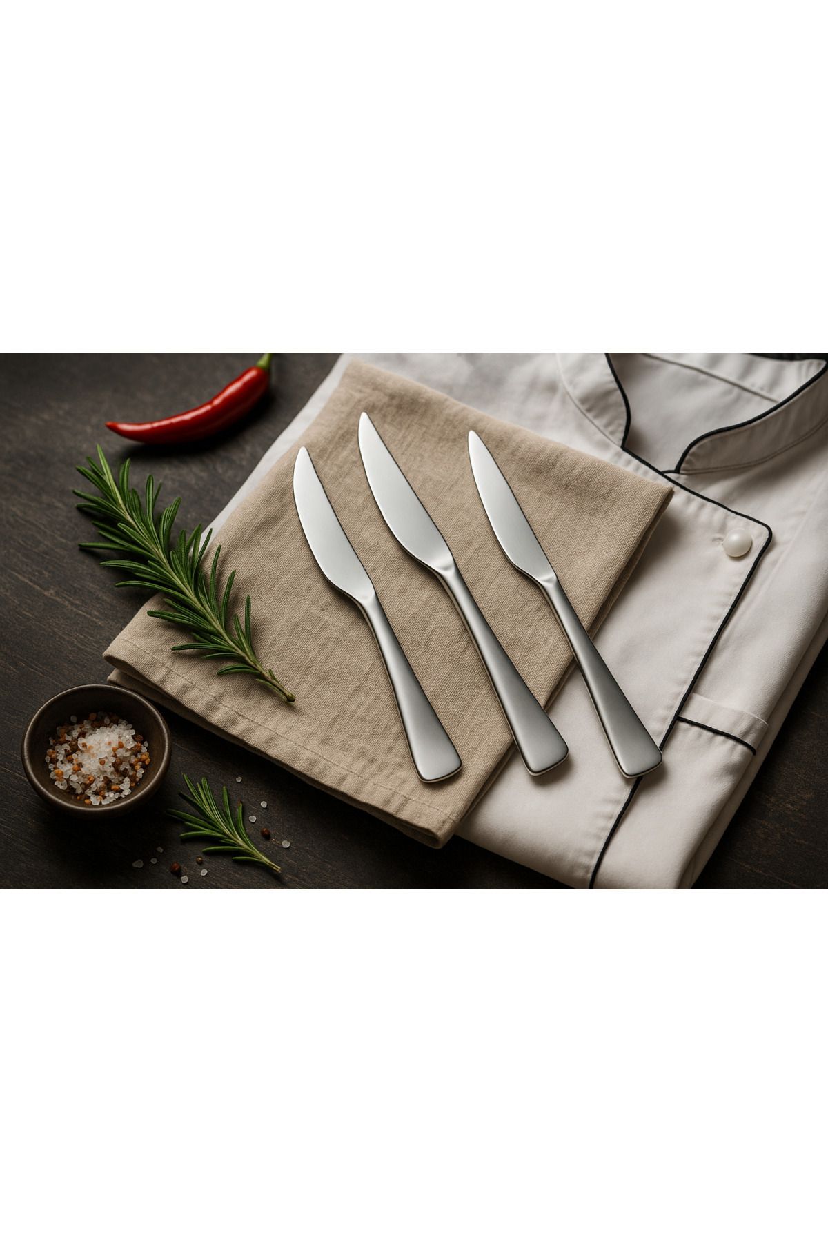 KAVEH 6 Parça Yemek Bıçağı set