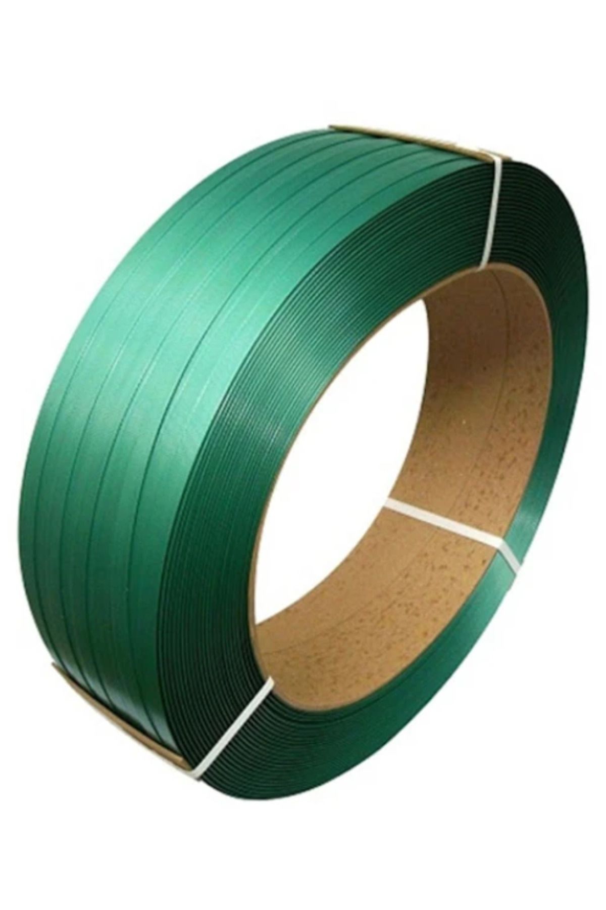 Konetro 19 mm 01 mm 1000 metre Gofrajlı Polyester Yeşil Pet Çember
