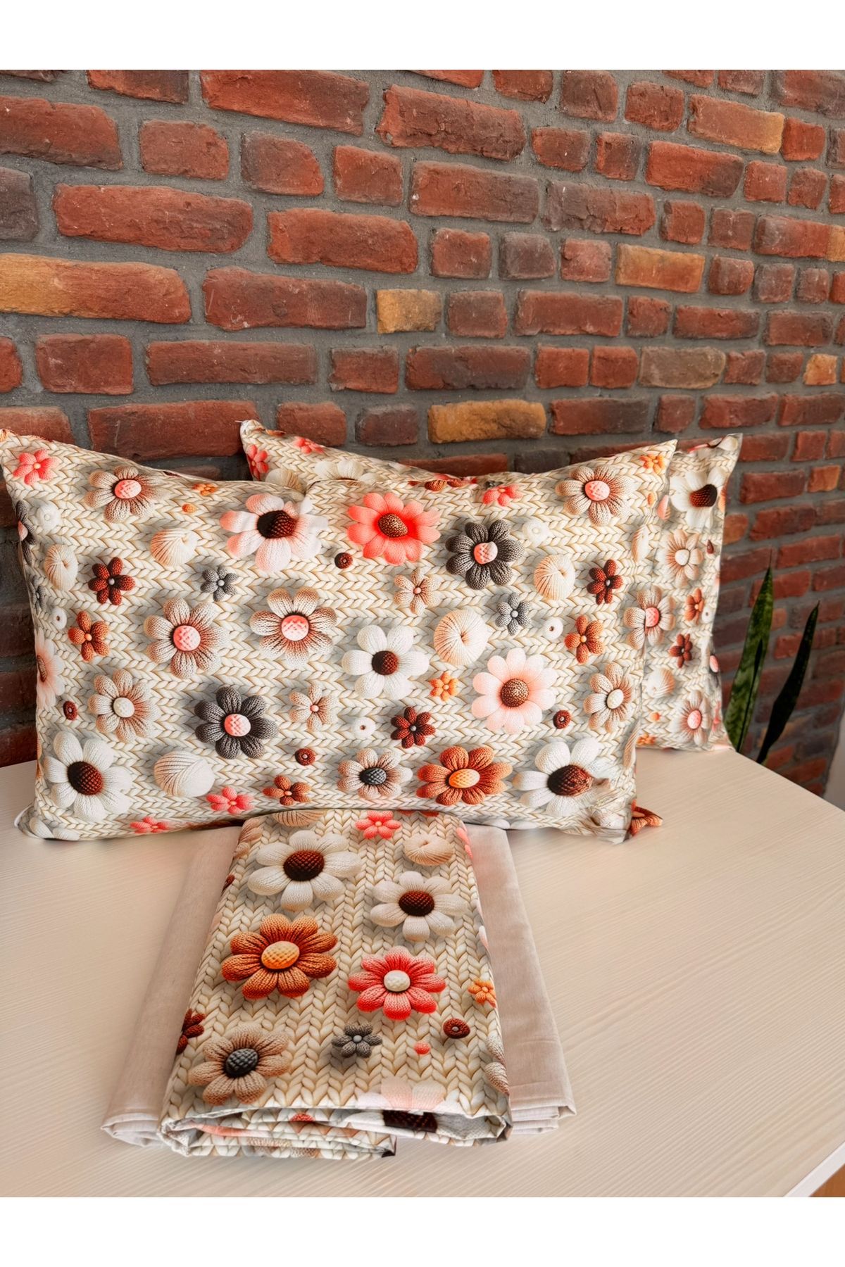 Sheri Home Tekstil Digital Baski %100 Pamuk Çarşaf Takımı 180 X 200 TY72828272