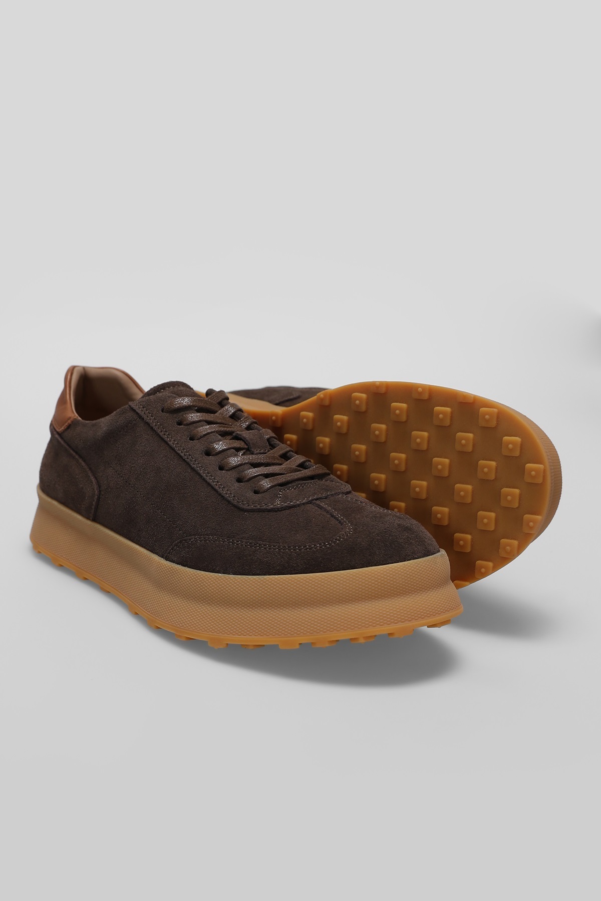 Lufian  112230207 Adam Sneaker Erkek Deri Ayakkabı Kahverengi - Görsel 6