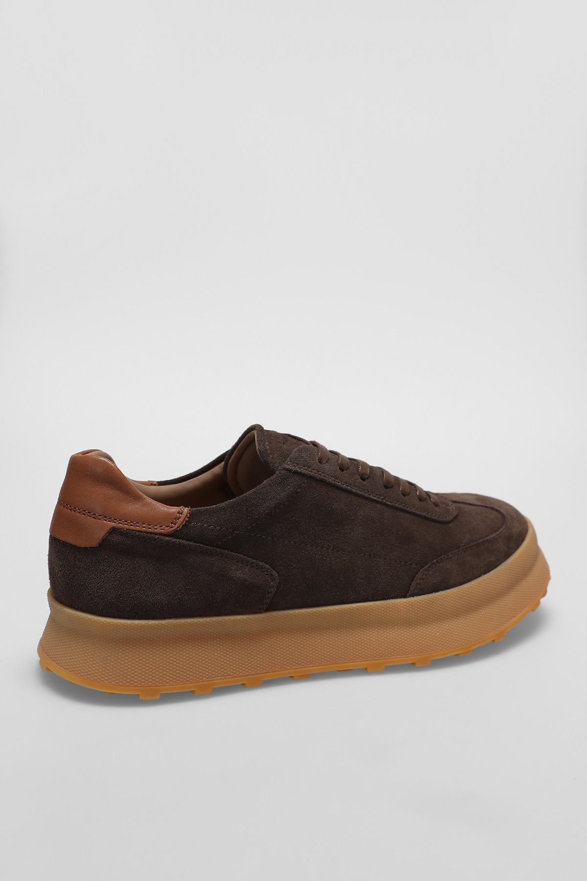 Lufian  112230207 Adam Sneaker Erkek Deri Ayakkabı Kahverengi - Görsel 2