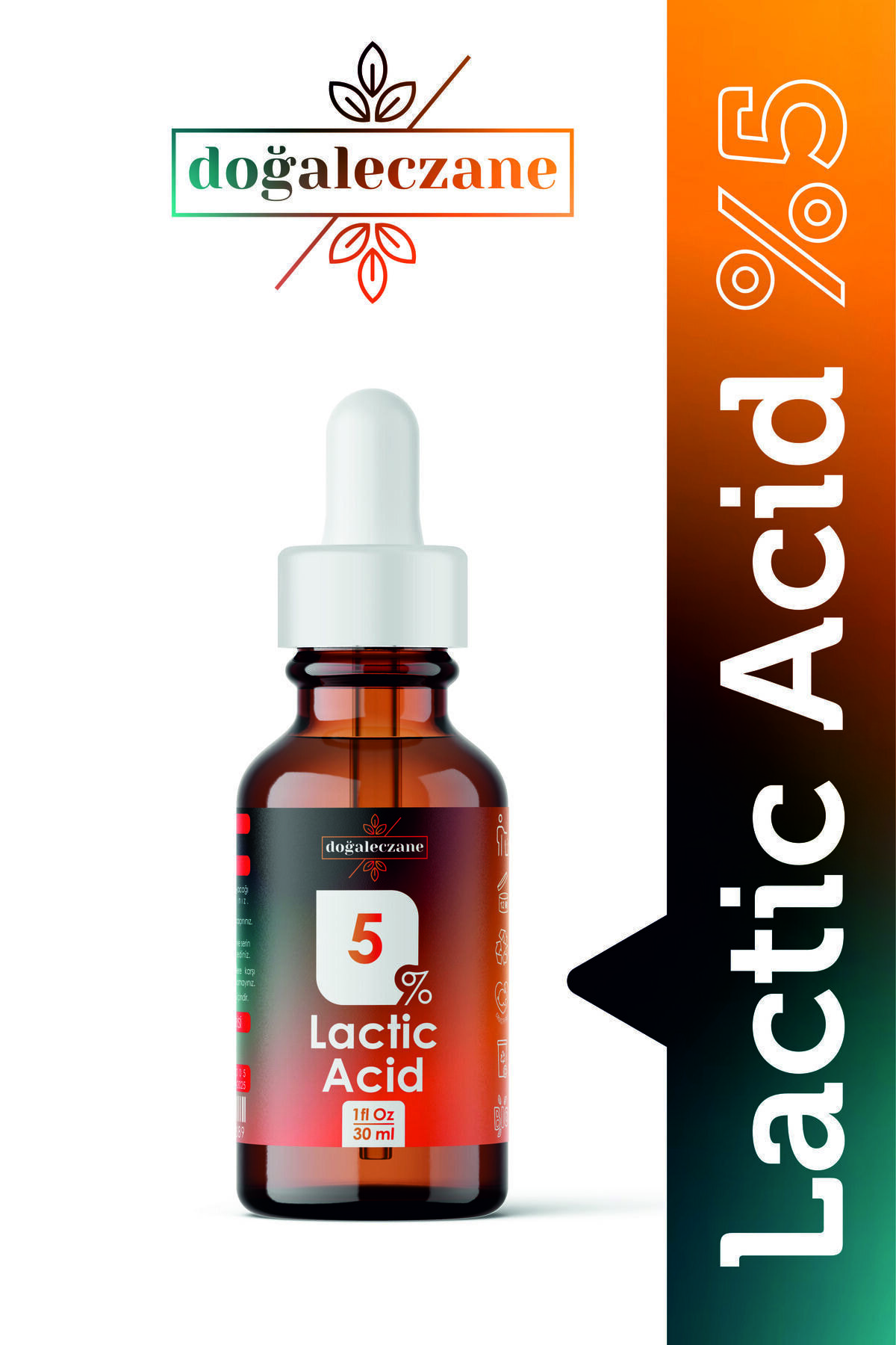 Genital Bölge  Kararmış Bölge Koltuk Altı Laktik Asit %5 | Lactic Acid Peeling 30 Ml — PGSS-L5 — تصویر 2 از 5