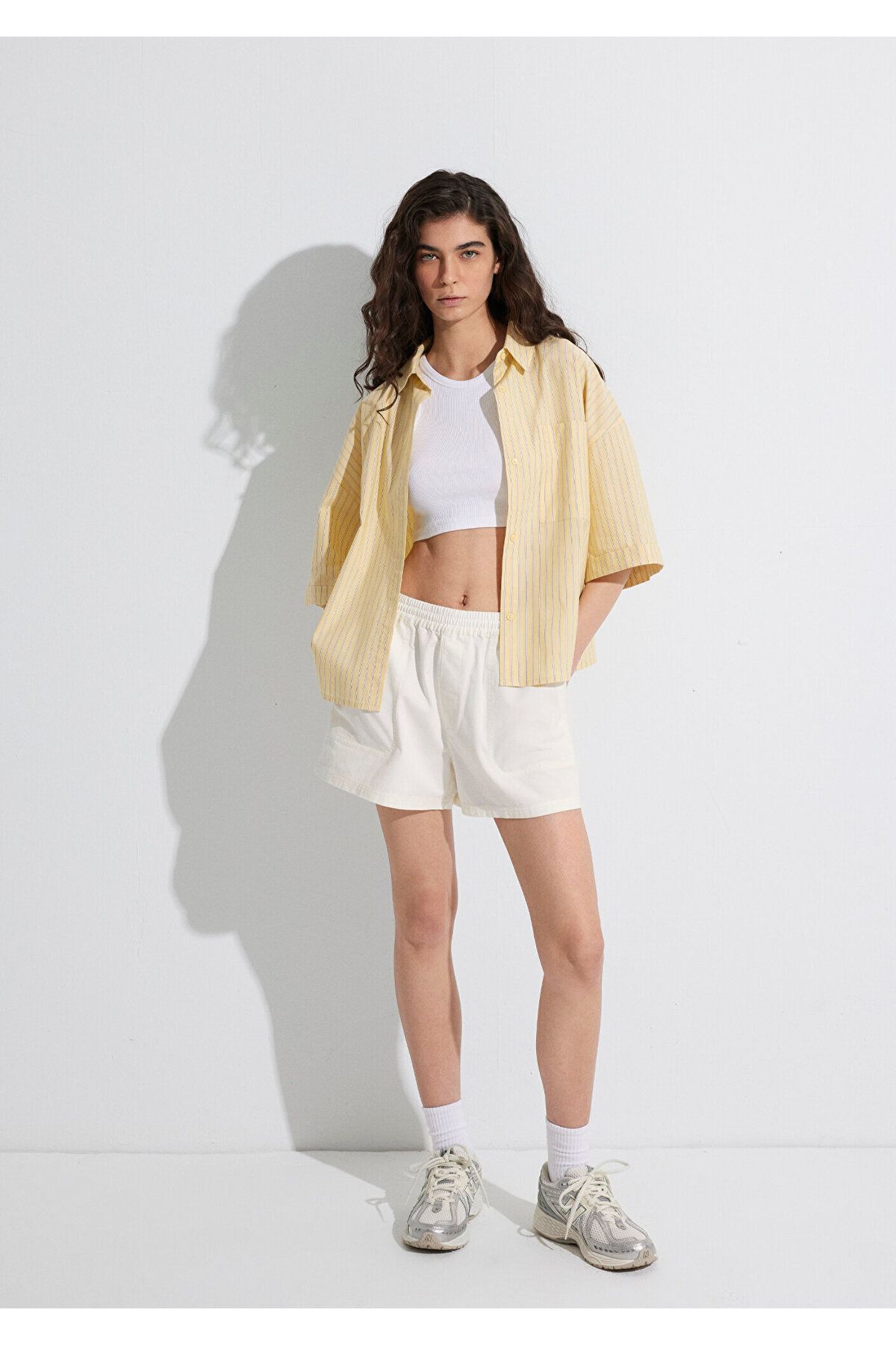 Mavi-Ecru Basic Shorts 1410189-80194 3