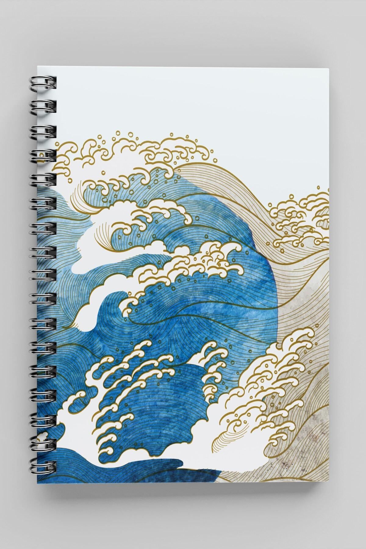 Apeirona | Limitless Art-Checked and Striped Notebook Set - A5 - Steel Spiral - 2x80 Pages 3