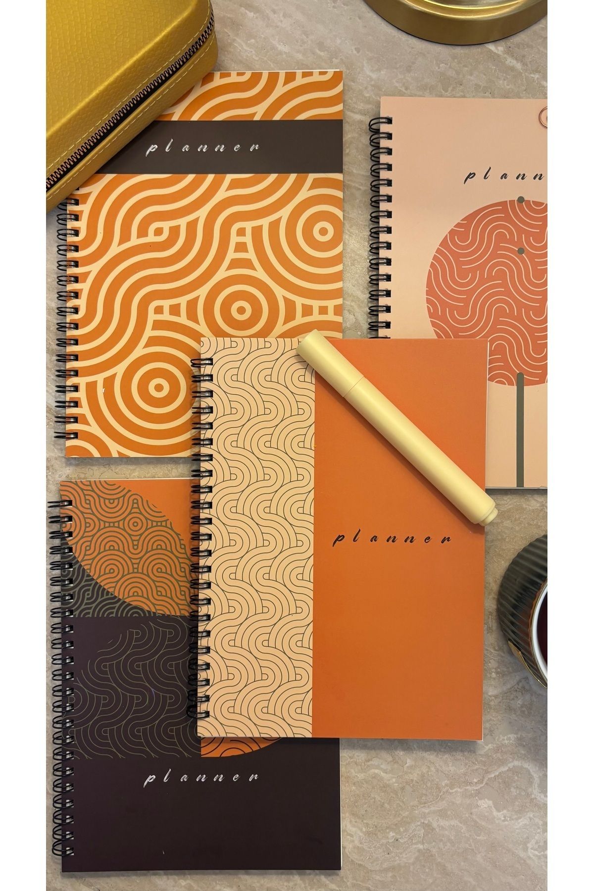 Apeirona-4-piece Checked School Notebook Set - A5 - 90 Pages 5