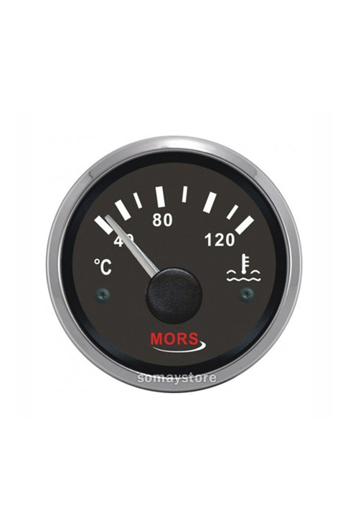 Somay Store Tekne Hararet Göstergesi Siyah 12-24 V Ø: 55 mm Mors