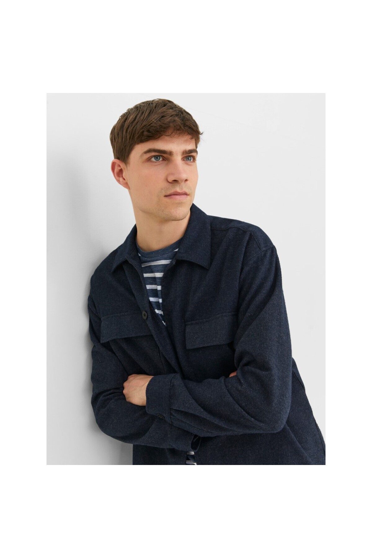پیراهن مردانه راسته آستین بلند | جک اند جونز Jack & Jones 12239329 - تصویر 6