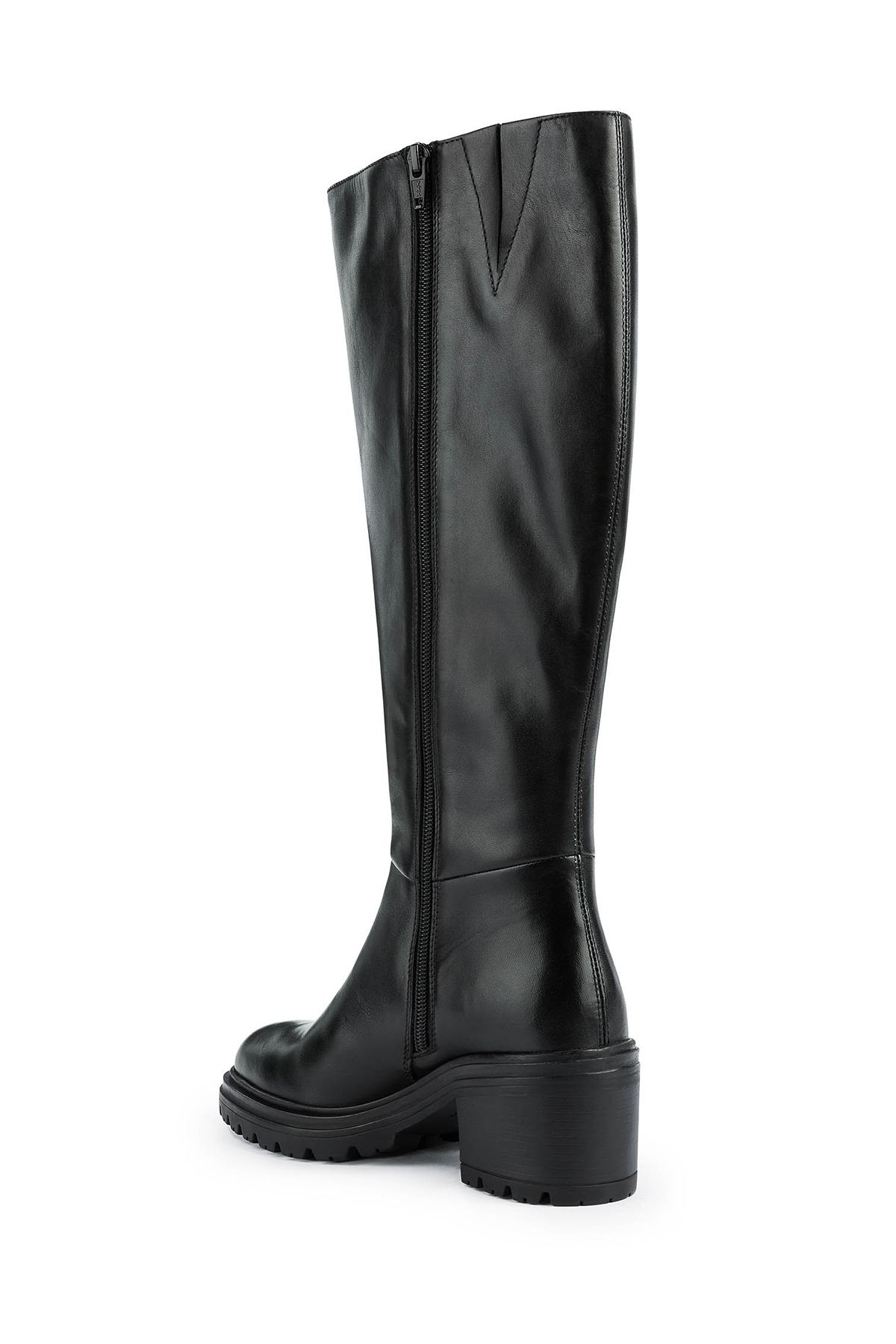 چکمه مشکی زنانه BOOT چرمی دیمیانا سیاه اورجینال Geox