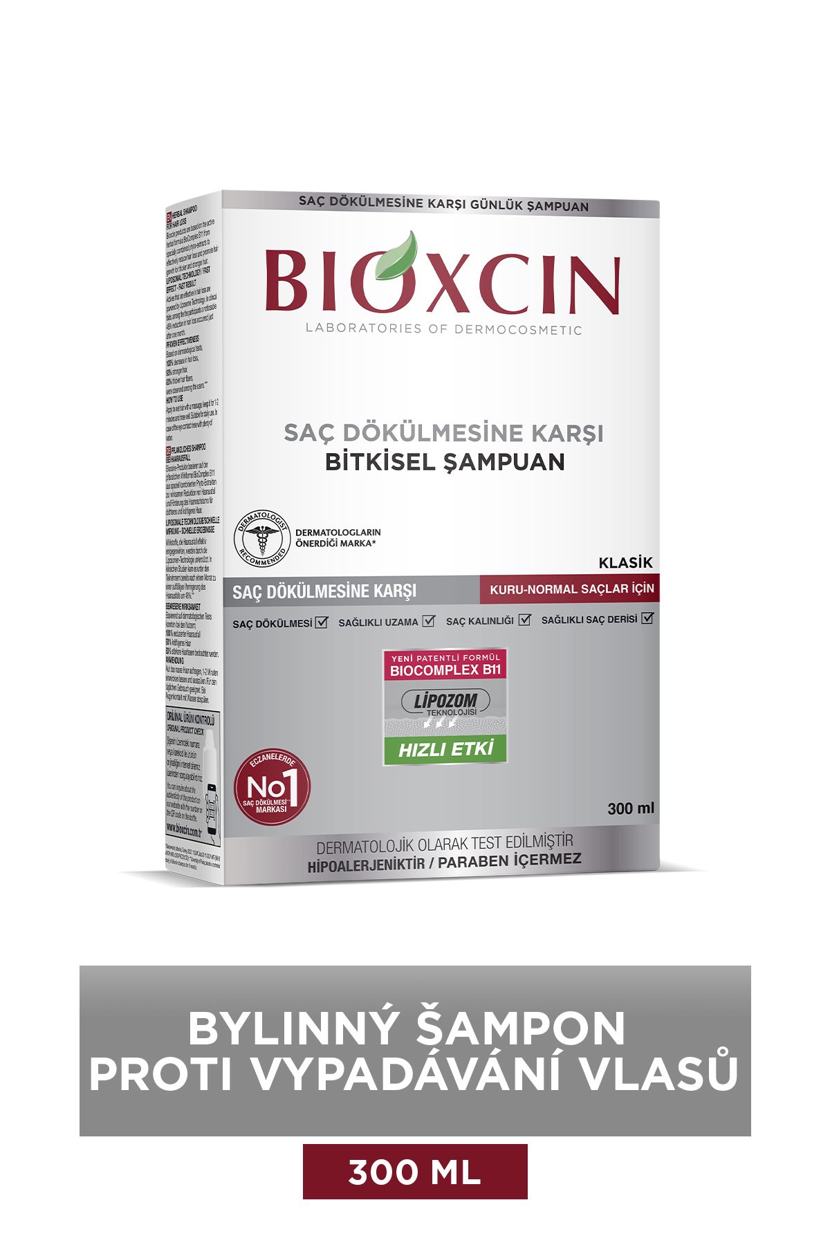 Bioxcin-Klasický šampon pro suché a normální vlasy - 1