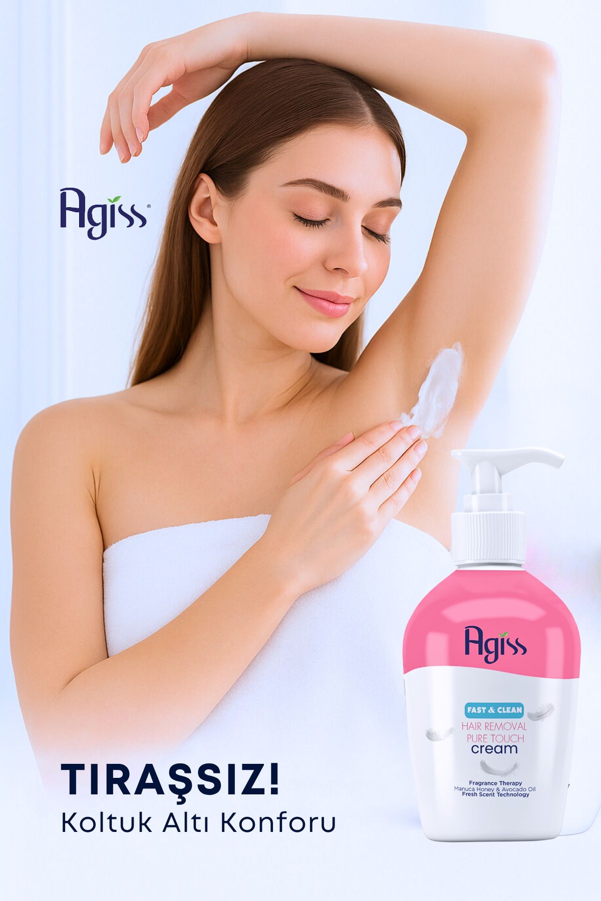 AGISS-PUMPED Hair Removal Cream - 250 ml 3