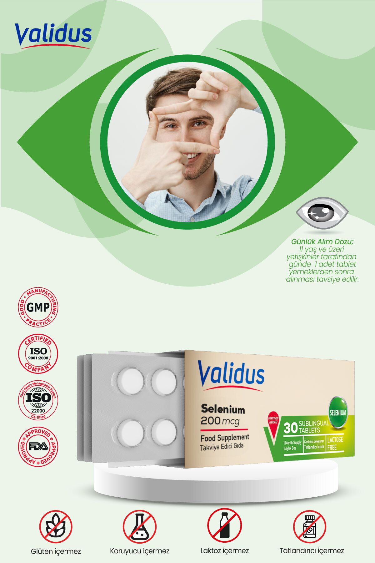 Validus-Eye Set - Lutein - Eyebrighth - Omega 3 - Selenium 6
