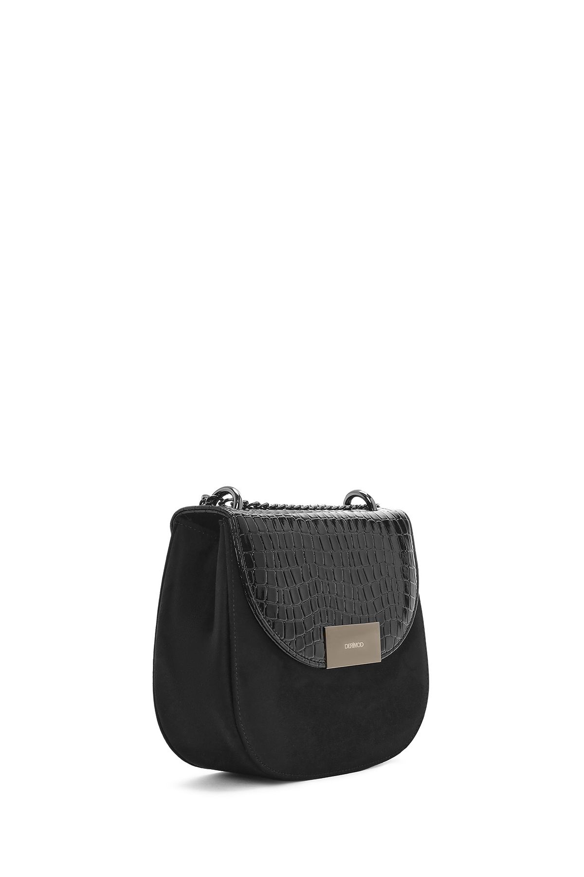 Derimod-Women's Black Printed Crossbody Bag 25Sbd 200014 5