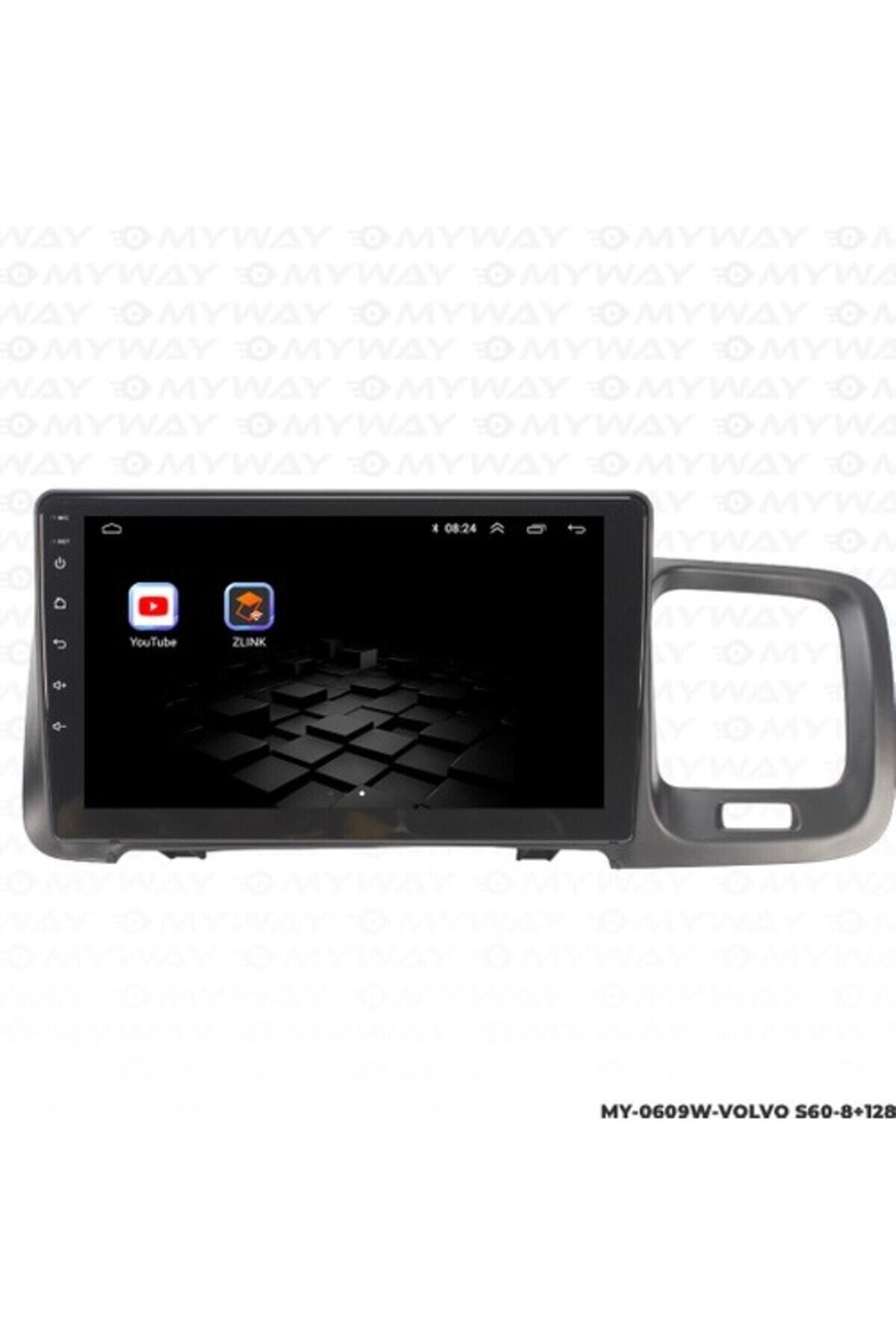 MYWAYY-Myway Volvo S60 Android Multimedia Carplay Navigation Display - 8gb RAM+128 GB HDD - Myway 3