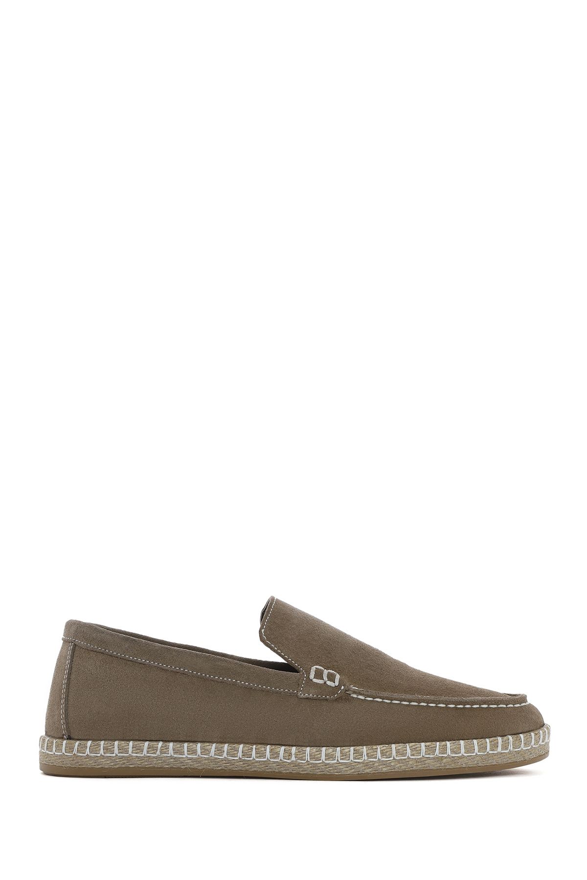 Derimod Erkek Bej Süet Deri Espadril 25SFD660210