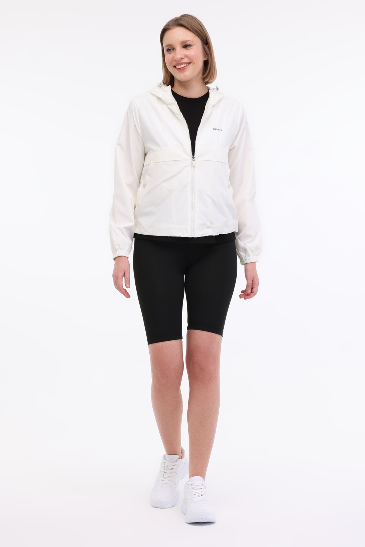 Kinetix-Wl Gaby 8P100 5Fx Ecru Women's Raincoat 3