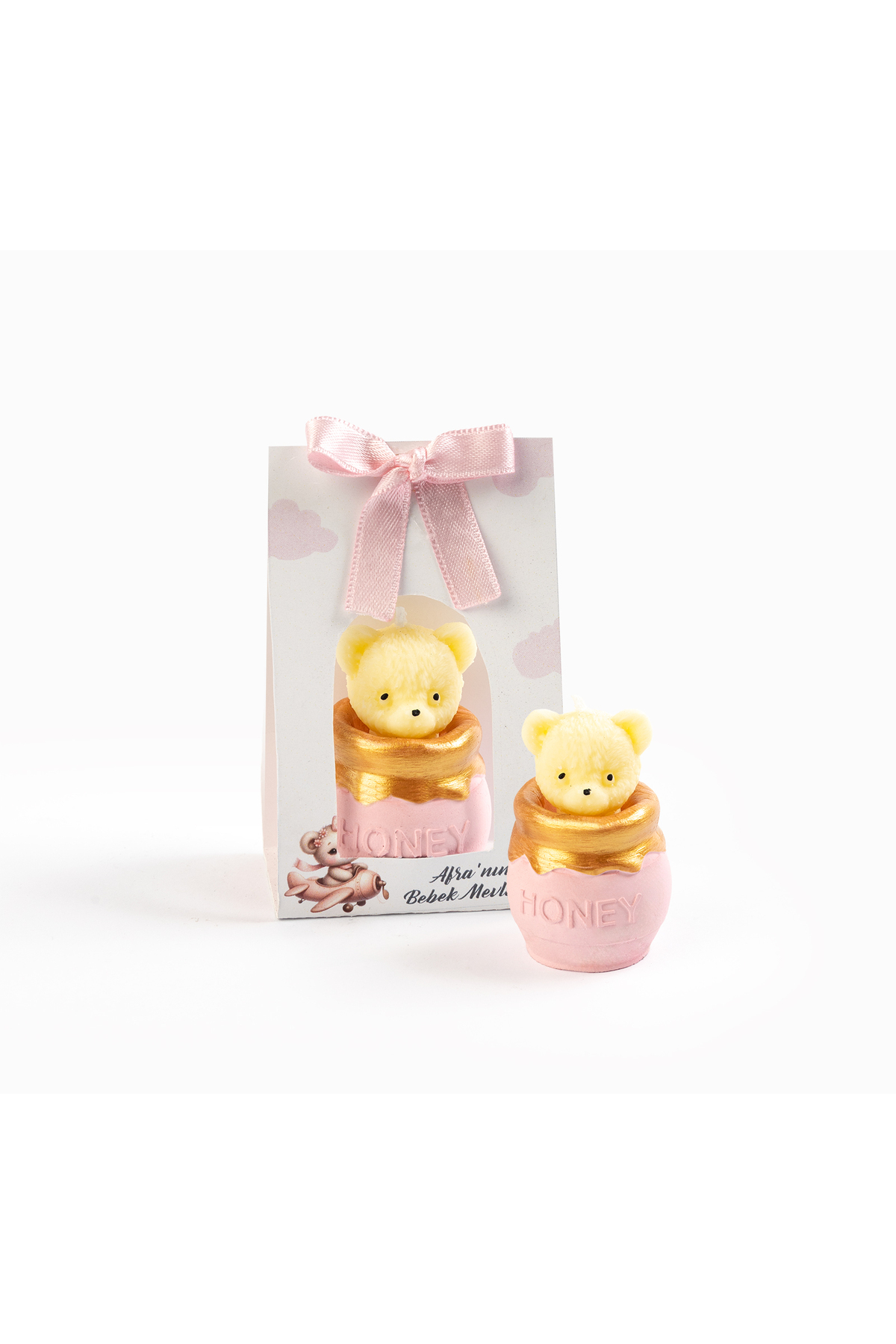 kuponaksesuar Mevlüt Doğum Günü Bebek Mevlidi Hediyeliği Mini Bal Küpü Mum 10 Adet fotoğrafı 2 (önizleme)