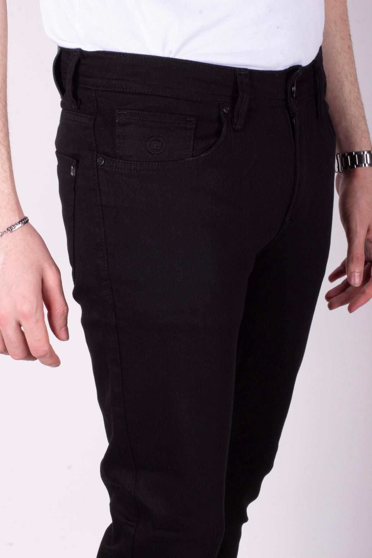 شلوار جین مشکی مردانه سیاه لباس باریک فلش 5 جیب JEAN JEANS 2228 6134 ان سی آر Ncs