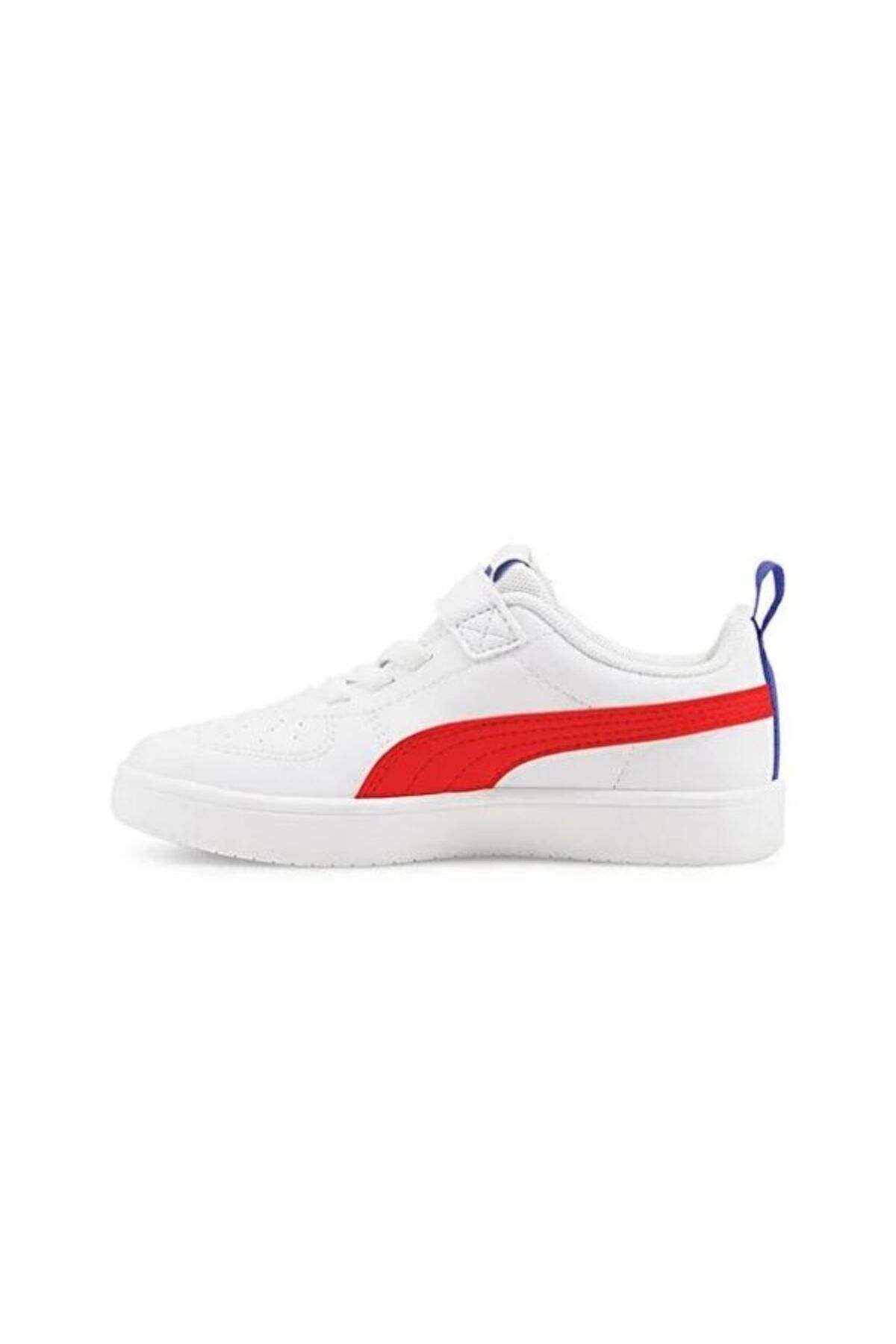 اسنیکر پسرانه و دخترانه بچگانه بچه های پیاده روی ها RICKIE AC PS سفید RISK RESIDGLE RED DAZZLING BLUE 3858360 Puma