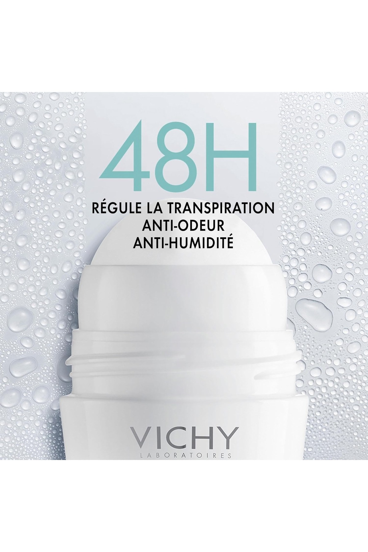 Vichy-Deodorant Roll-on For Intense Perspiration Control, 48h Protection, Hypoallergenic, 50ml 2