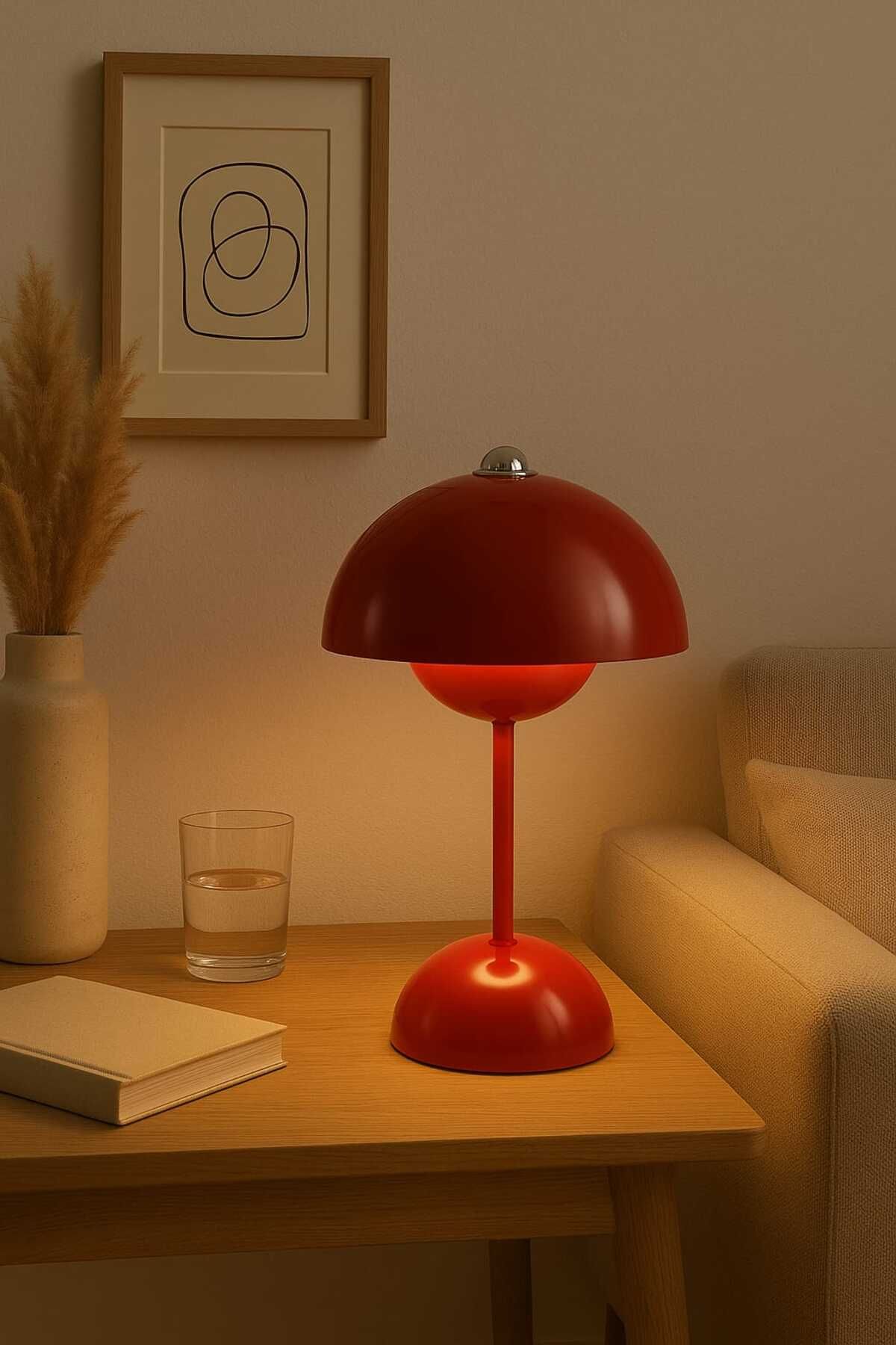 Home Retro Modern Masa Lambası Serisi – Renkli Işıltının Zarafeti