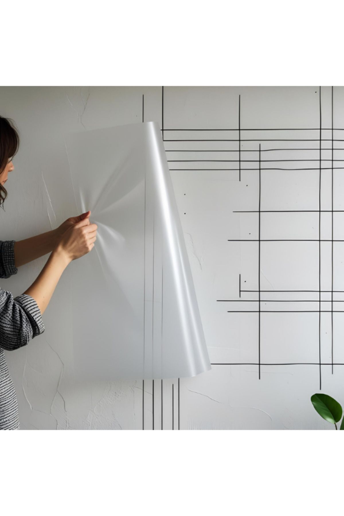 kidzar Tutunabilir Kağıt Statik Mandala Boyama 80x80 cm