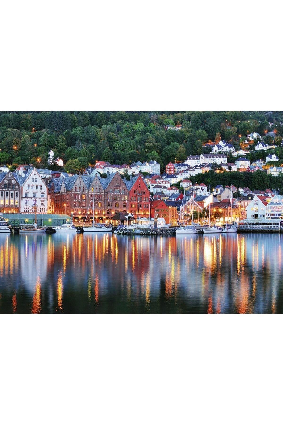 RAVENSBURGER-1000 Piece Puzzle Norway (Bergen) Jigsaw Puzzle Premium Puzzle Series 3