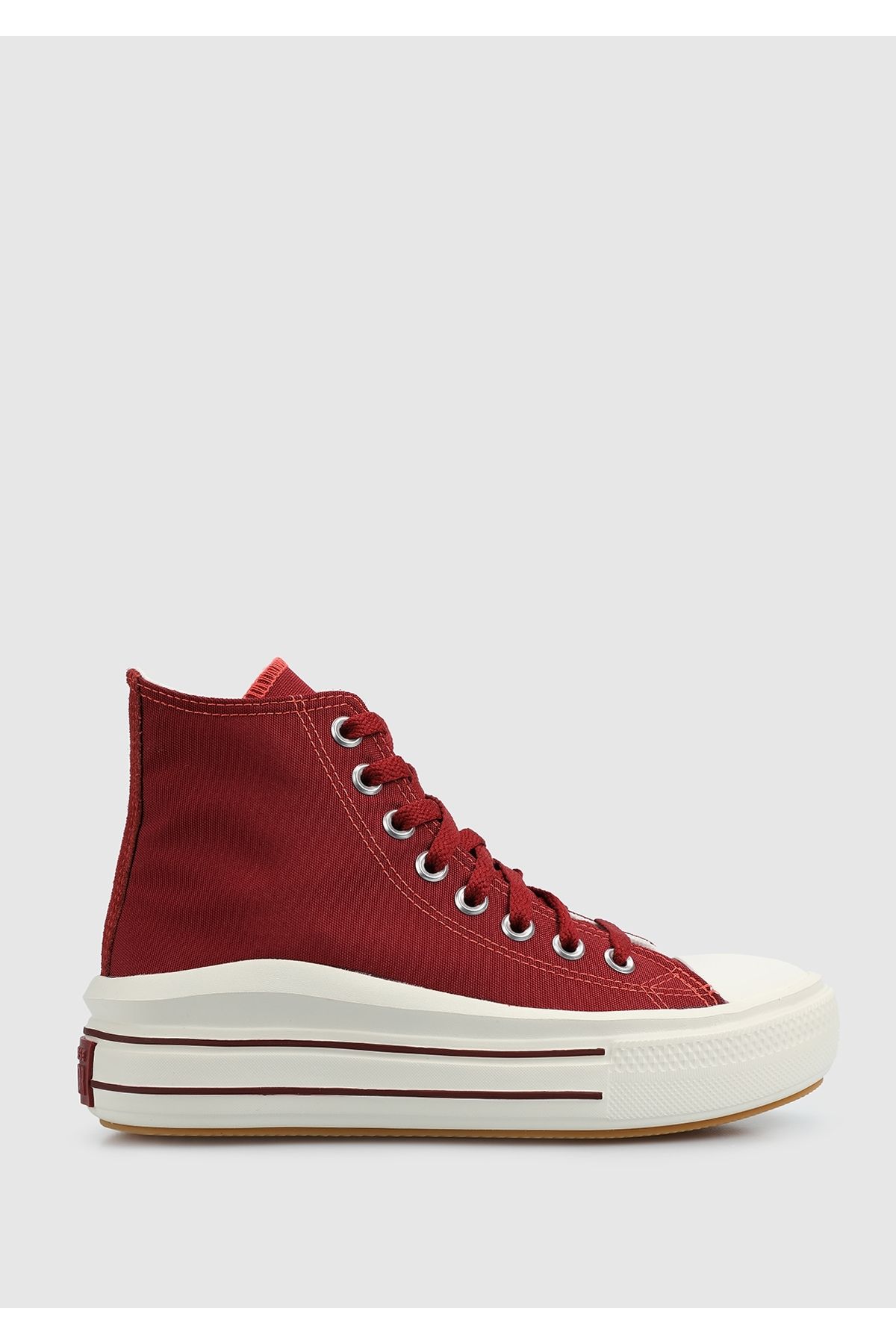 اسنیکر قرمز زنانه چاک تیلور همه ستاره های حرکت روزانه کفش ورزشی Converse
