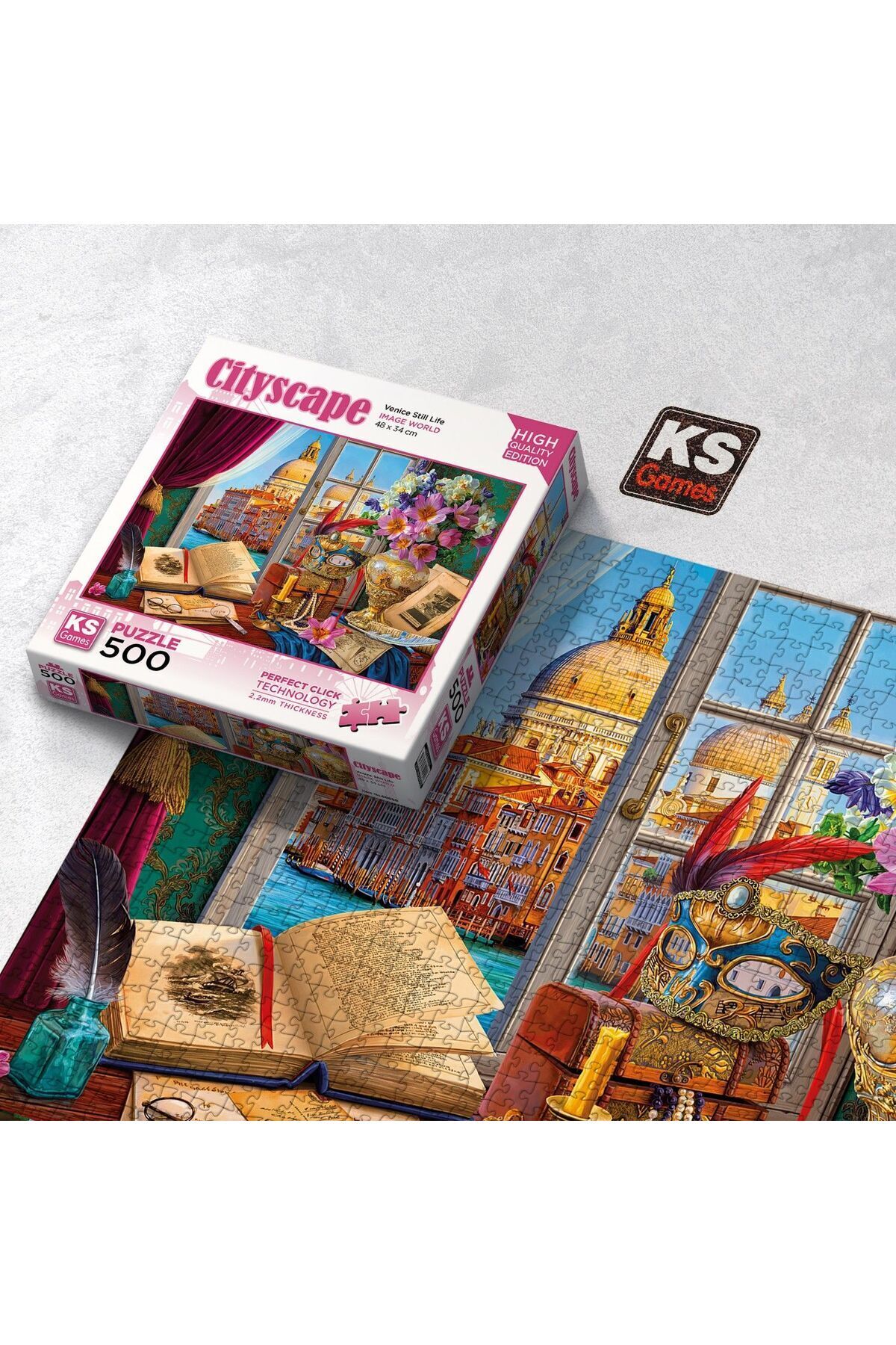Ks Games-Venice Still Life 500 Piece Puzzle 3