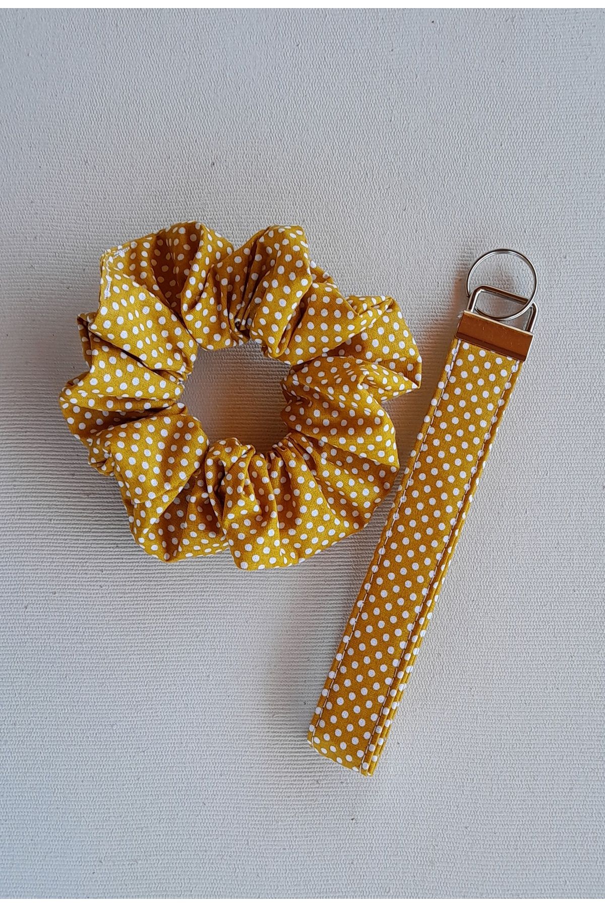 FASHION Scrunchie saç tokası ve bileklik anahtarlık