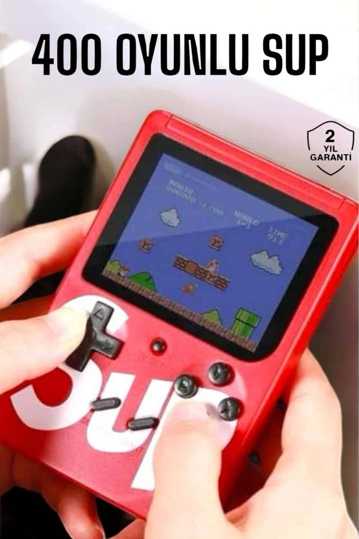 ÖYKÜ VE YİĞİT Taşınabilir El Atarisi SUP 400 Oyunlu Mini Oyun Konsolu