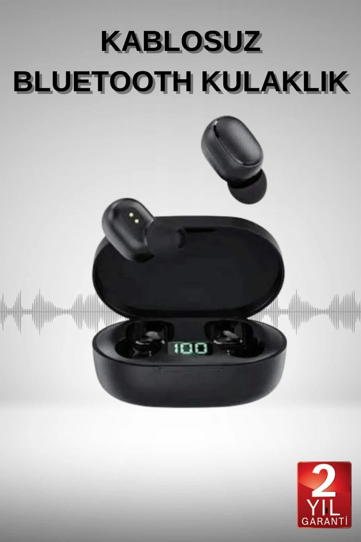Heez TWS Bluetooth Kulaklık Kulak İçi Kablosuz Dijital Göstergeli Çağrı Cevaplayabilen