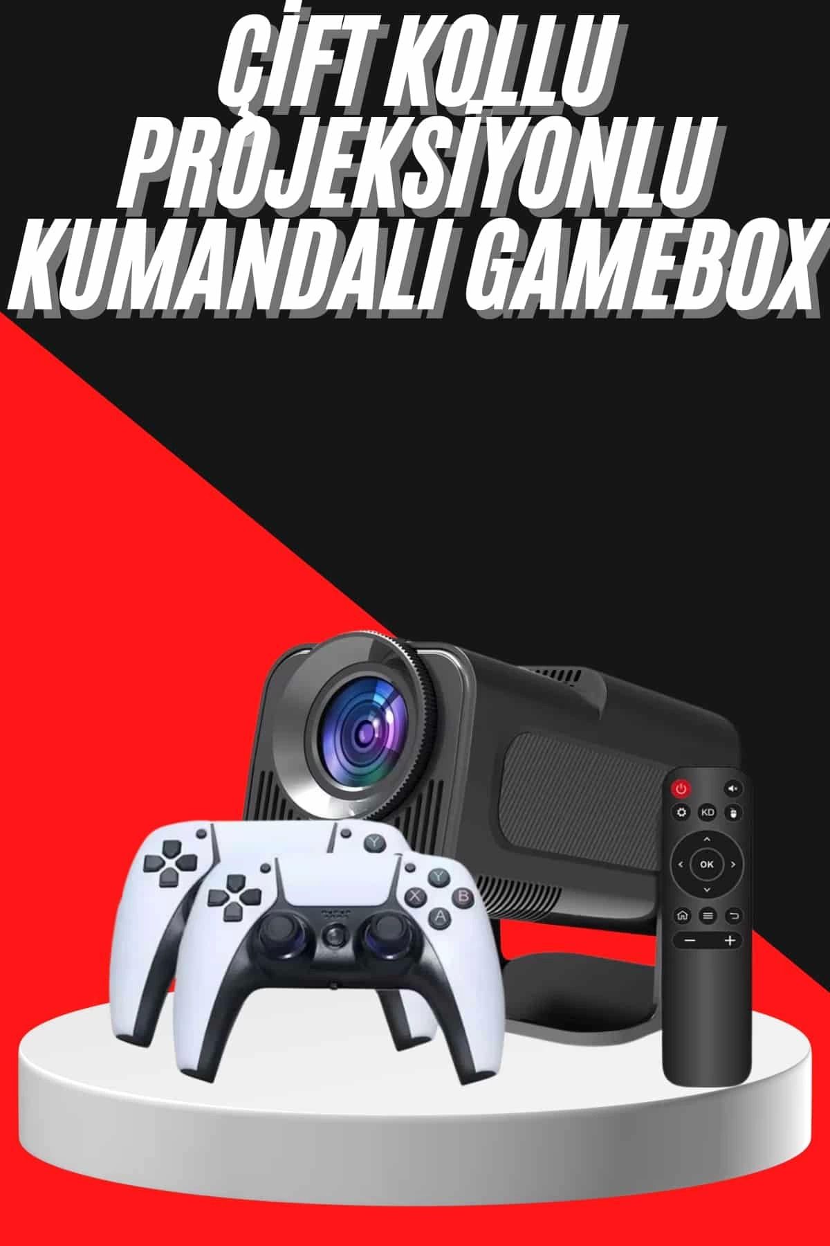 ÖYKÜ VE YİĞİT Retro Video Oyunu Konsolu Android Tv El Oyun Konsolu WIFI Taşınabilir Projeksiyon Cihazı
