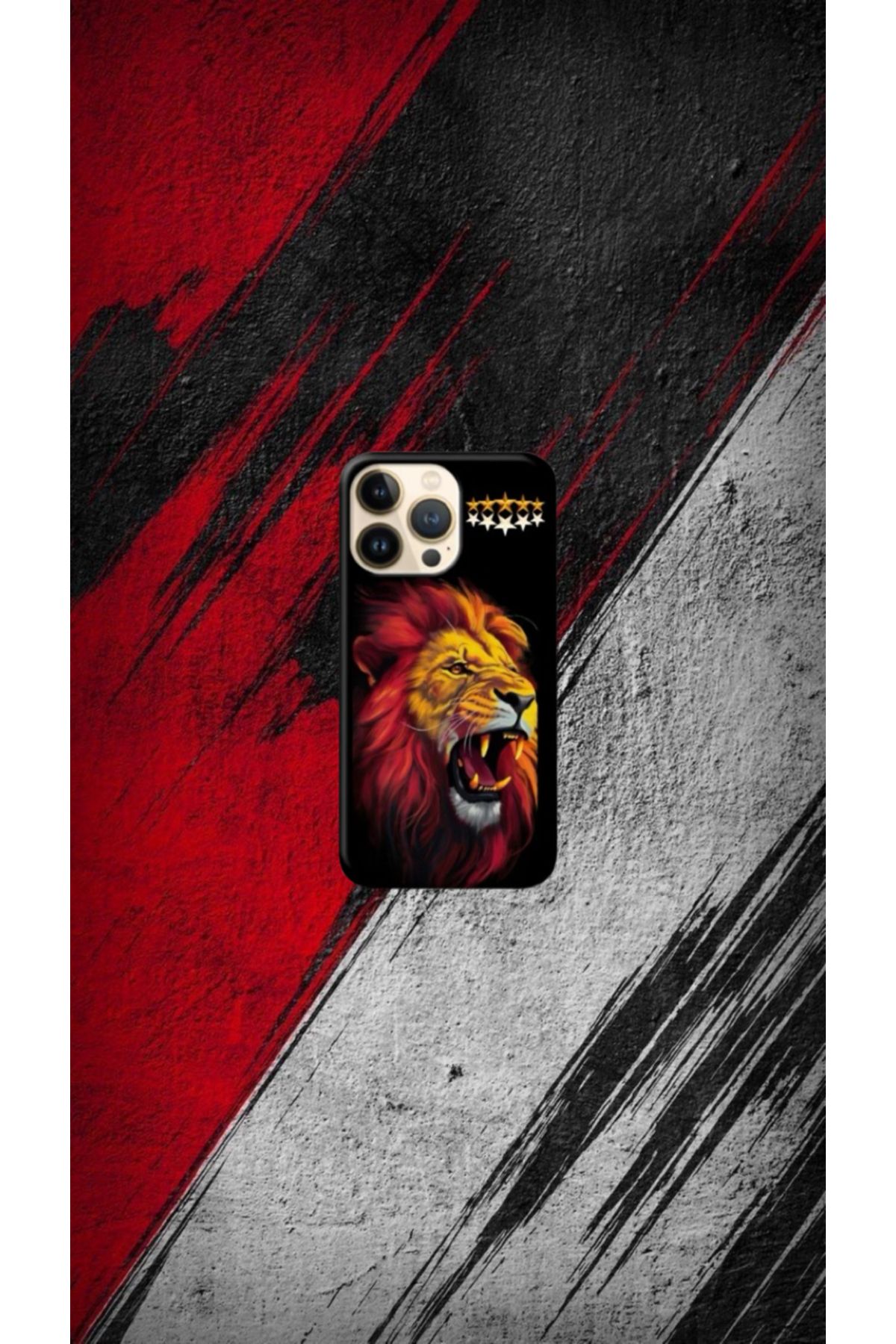 cover shopp Aslan Desenli Kılıf Tasarımı-5 IP 14 Pro Max