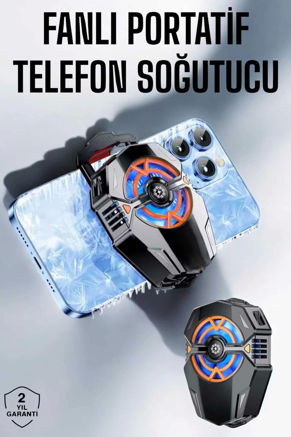 Heez Telefon Soğutucu Fanlı Güçlü Motor Radyotör Soğutucu