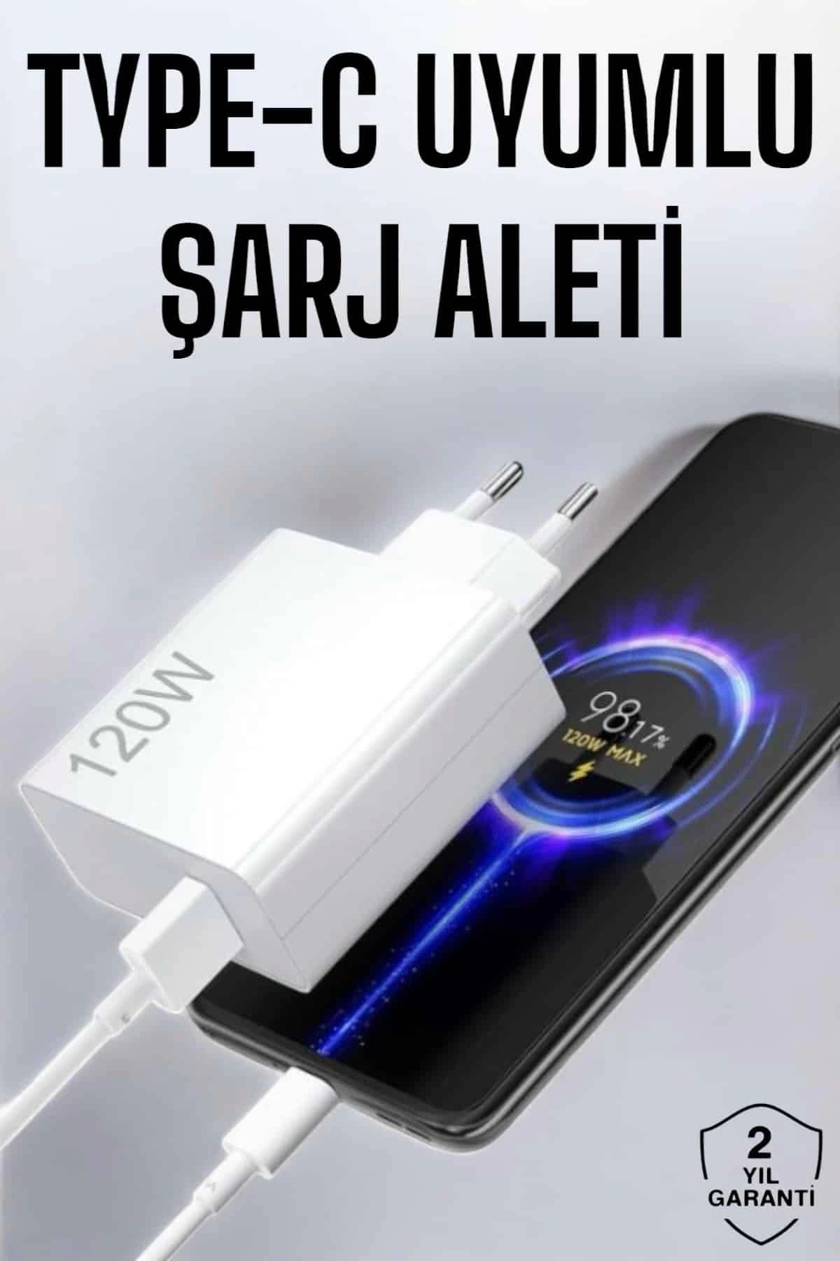 Heez Type-C 120W Şarj Aleti Hızlı Şarj Turbo